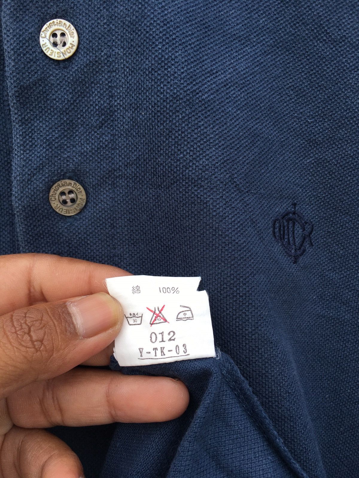 Christian Dior Monsieur Vintage Christian Dior Polo Shirt Size US L / EU 52-54 / 3 - 14 Thumbnail