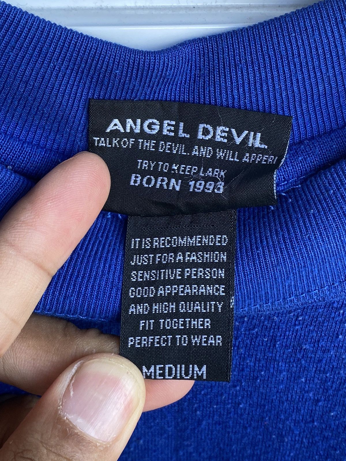 Japanese Brand Vintage Angel Devil Chrome Wings Hearts Crest /Travis Scott Size US M / EU 48-50 / 2 - 8 Thumbnail