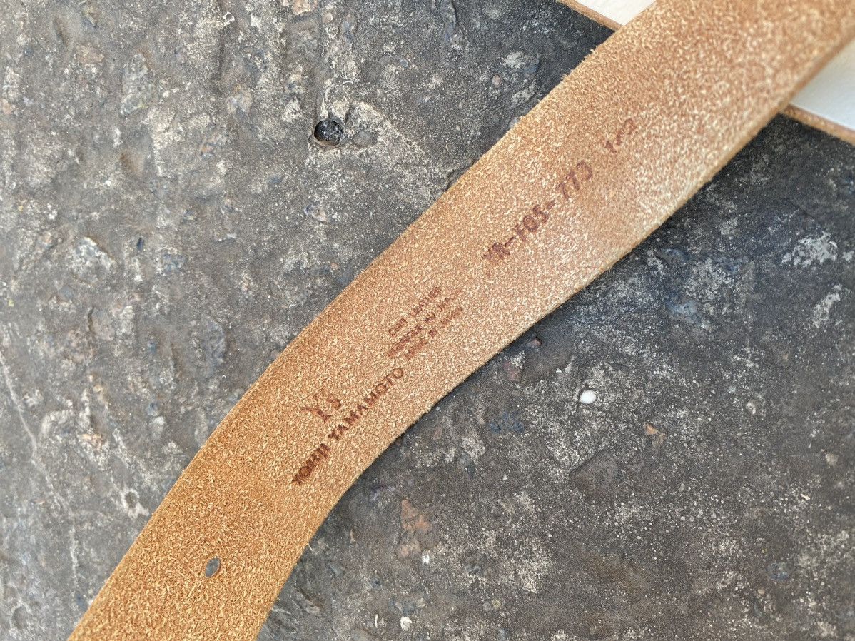 Vintage × Y's × Yohji Yamamoto Yohji Yamamoto Vintage white leather belt Size ONE SIZE - 4 Thumbnail