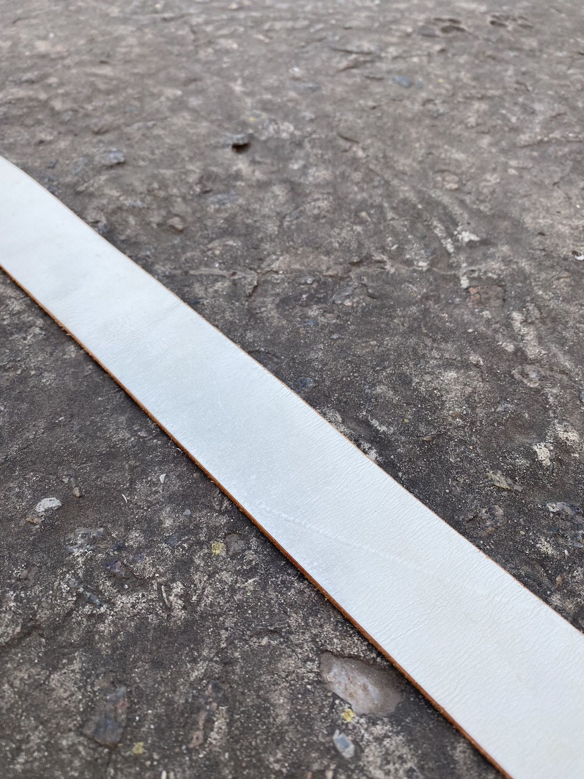 Vintage × Y's × Yohji Yamamoto Yohji Yamamoto Vintage white leather belt Size ONE SIZE - 3 Thumbnail