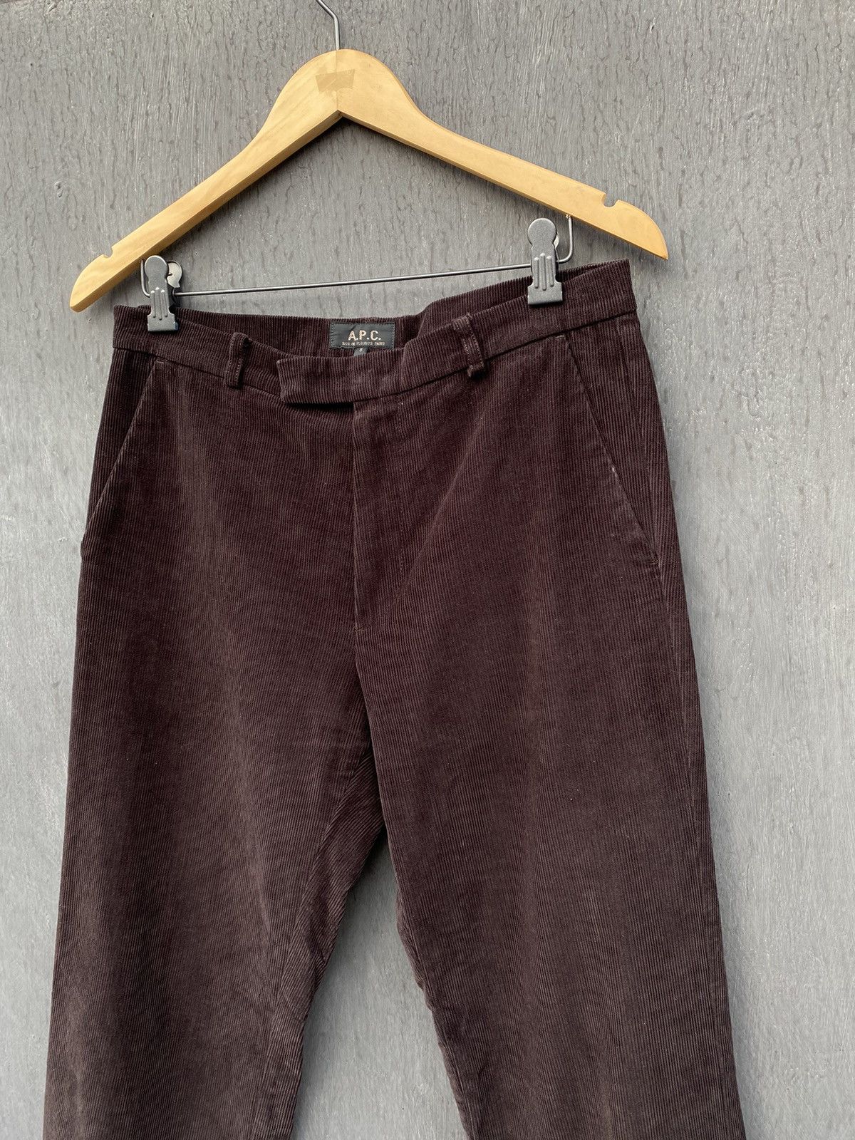 A.P.C. A.P.C. corduroy brown pants size S/M made in france Size US 31 - 3 Thumbnail