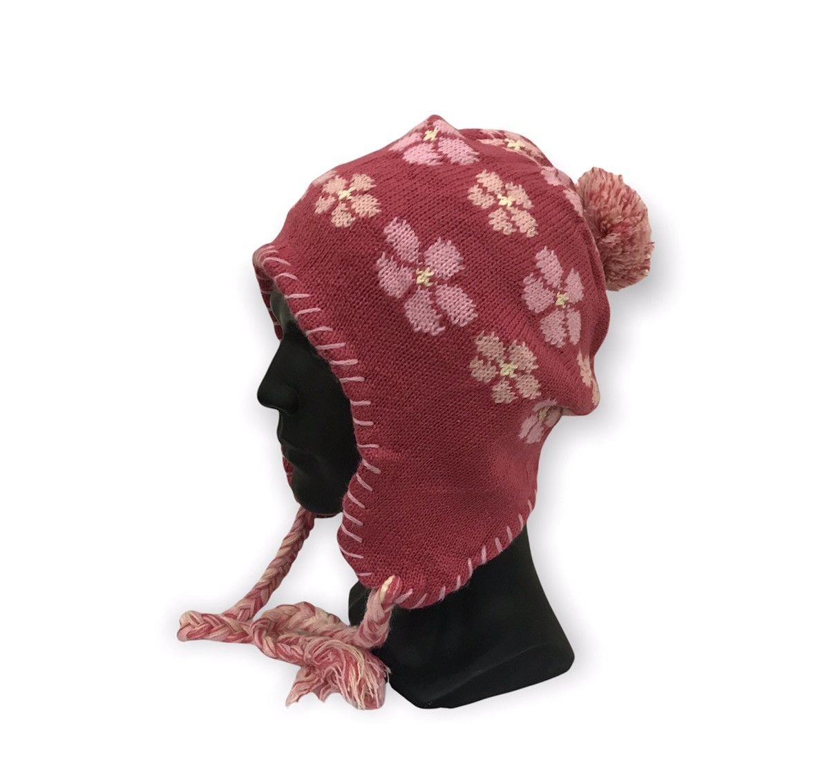 Japanese Brand Hush Hush Earflap Beanie Hat Size ONE SIZE - 1 Thumbnail