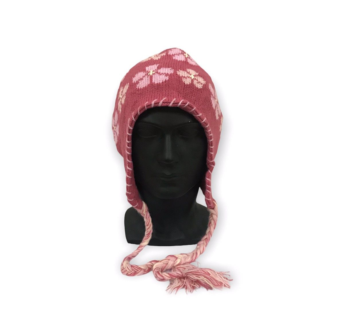 Japanese Brand Hush Hush Earflap Beanie Hat Size ONE SIZE - 2 Thumbnail