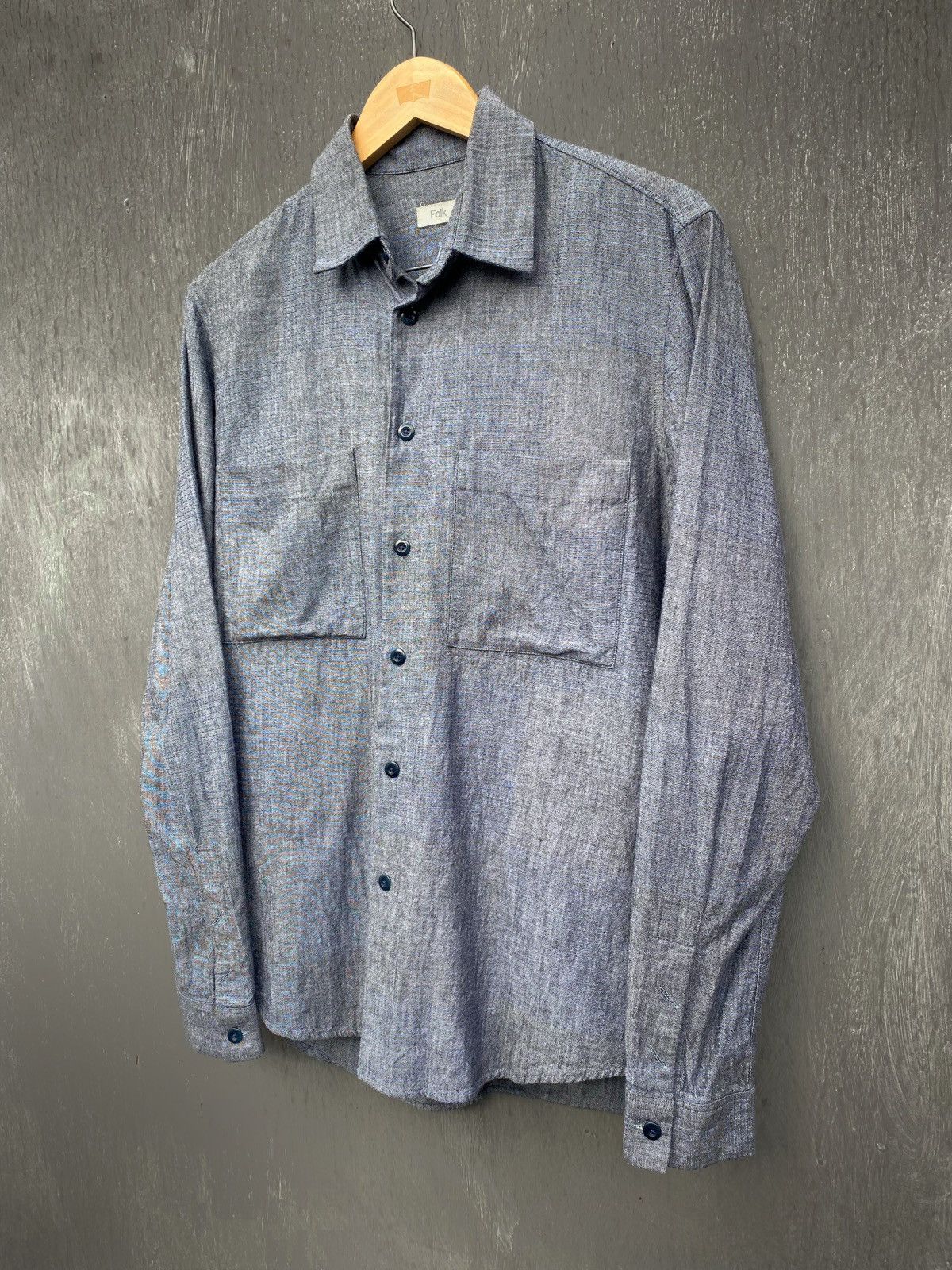 Folk Folk Gray shirt size M/L Size US M / EU 48-50 / 2 - 1 Thumbnail