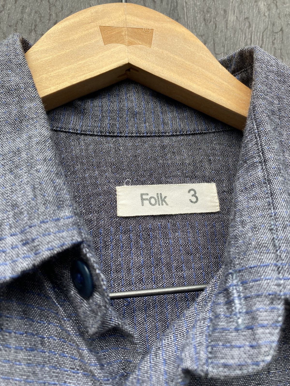 Folk Folk Gray shirt size M/L Size US M / EU 48-50 / 2 - 5 Thumbnail