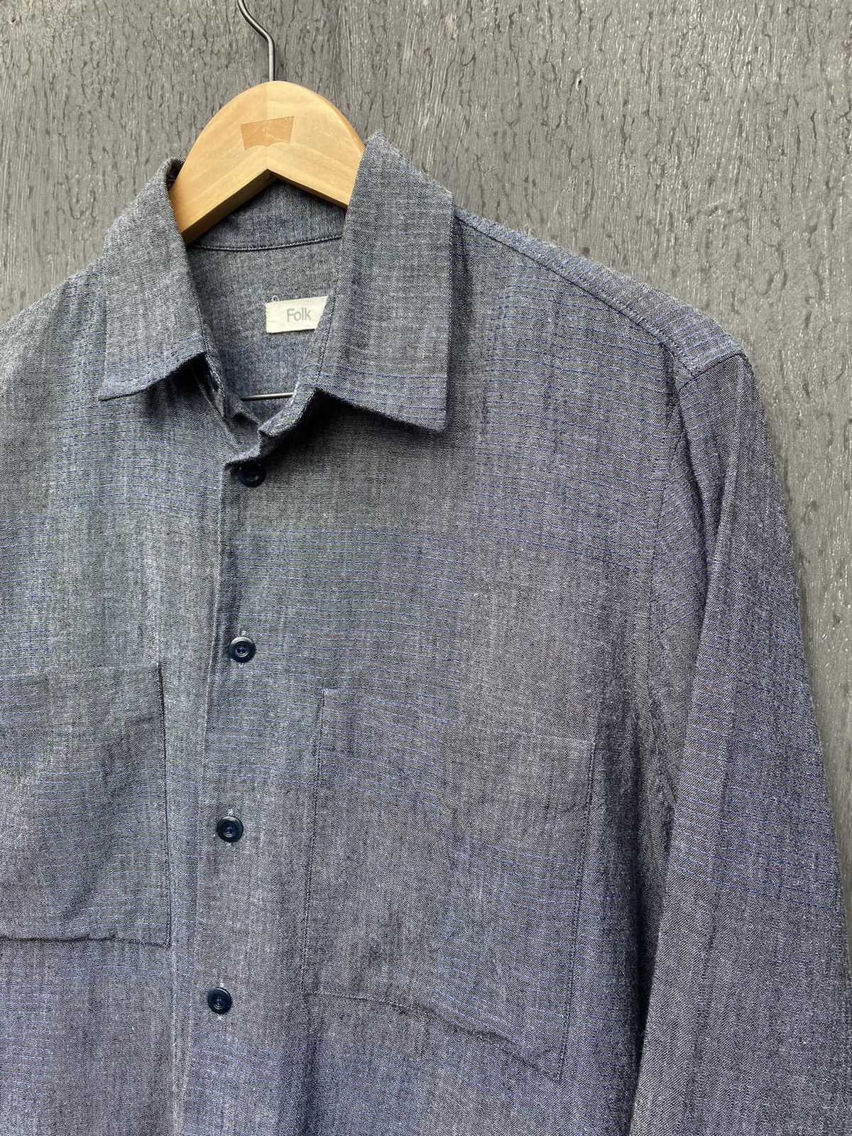 Folk Folk Gray shirt size M/L Size US M / EU 48-50 / 2 - 2 Thumbnail