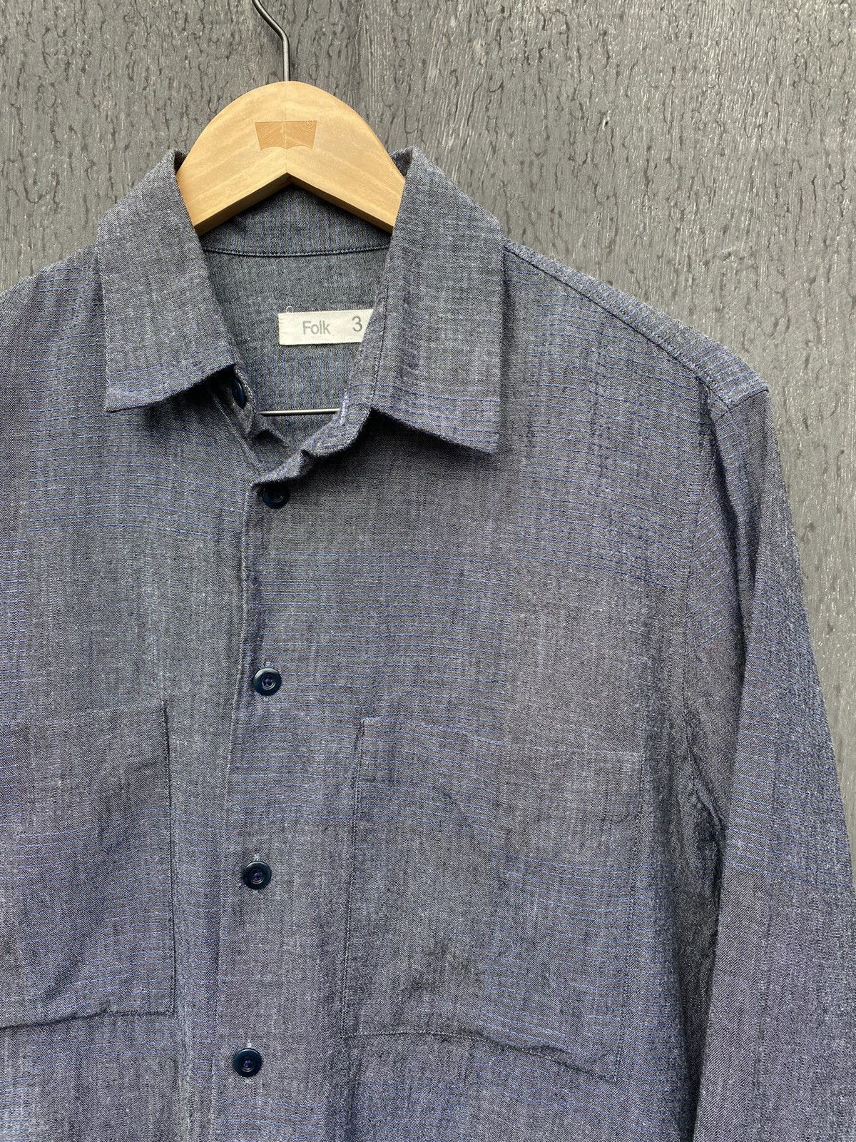 Folk Folk Gray shirt size M/L Size US M / EU 48-50 / 2 - 3 Thumbnail
