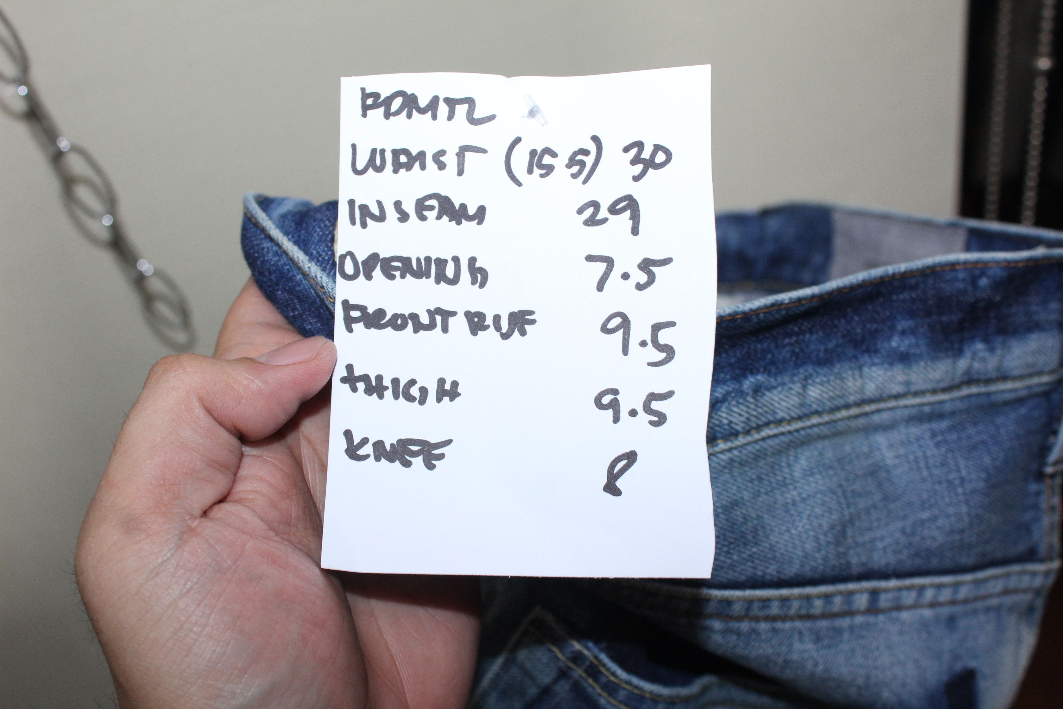 FDMTL distressed and patched FREE SHIPPING Size US 30 / EU 46 - 5 Thumbnail