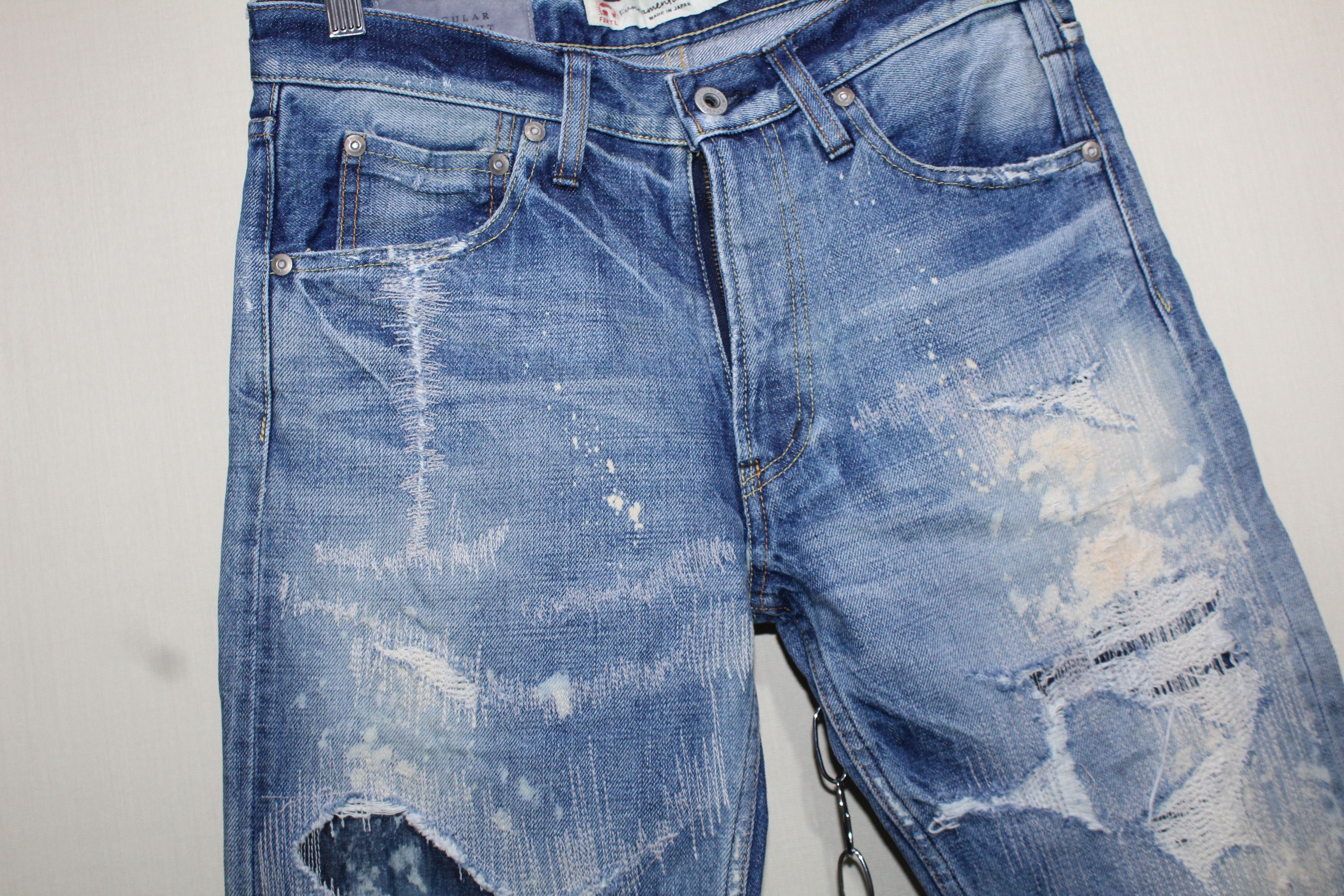 FDMTL distressed and patched FREE SHIPPING Size US 30 / EU 46 - 13 Thumbnail