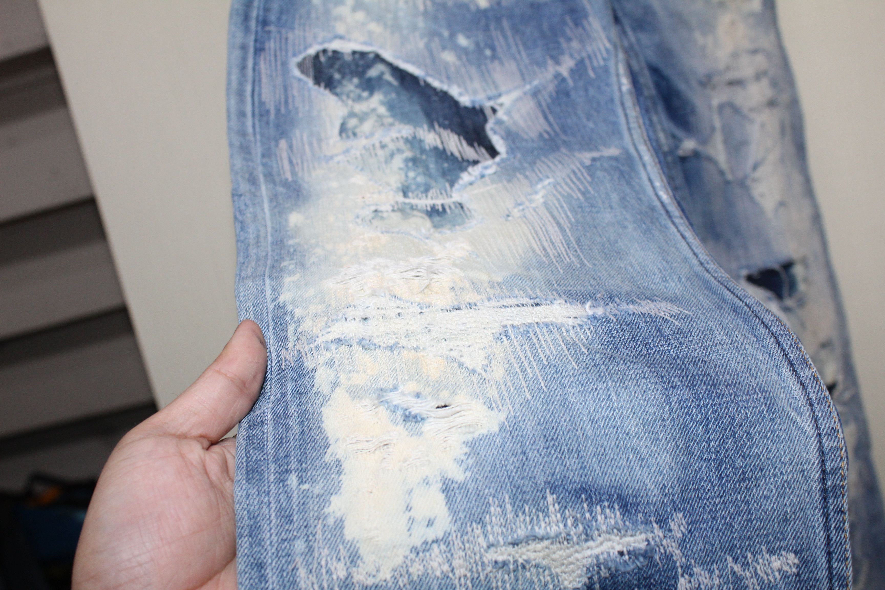 FDMTL distressed and patched FREE SHIPPING Size US 30 / EU 46 - 10 Thumbnail