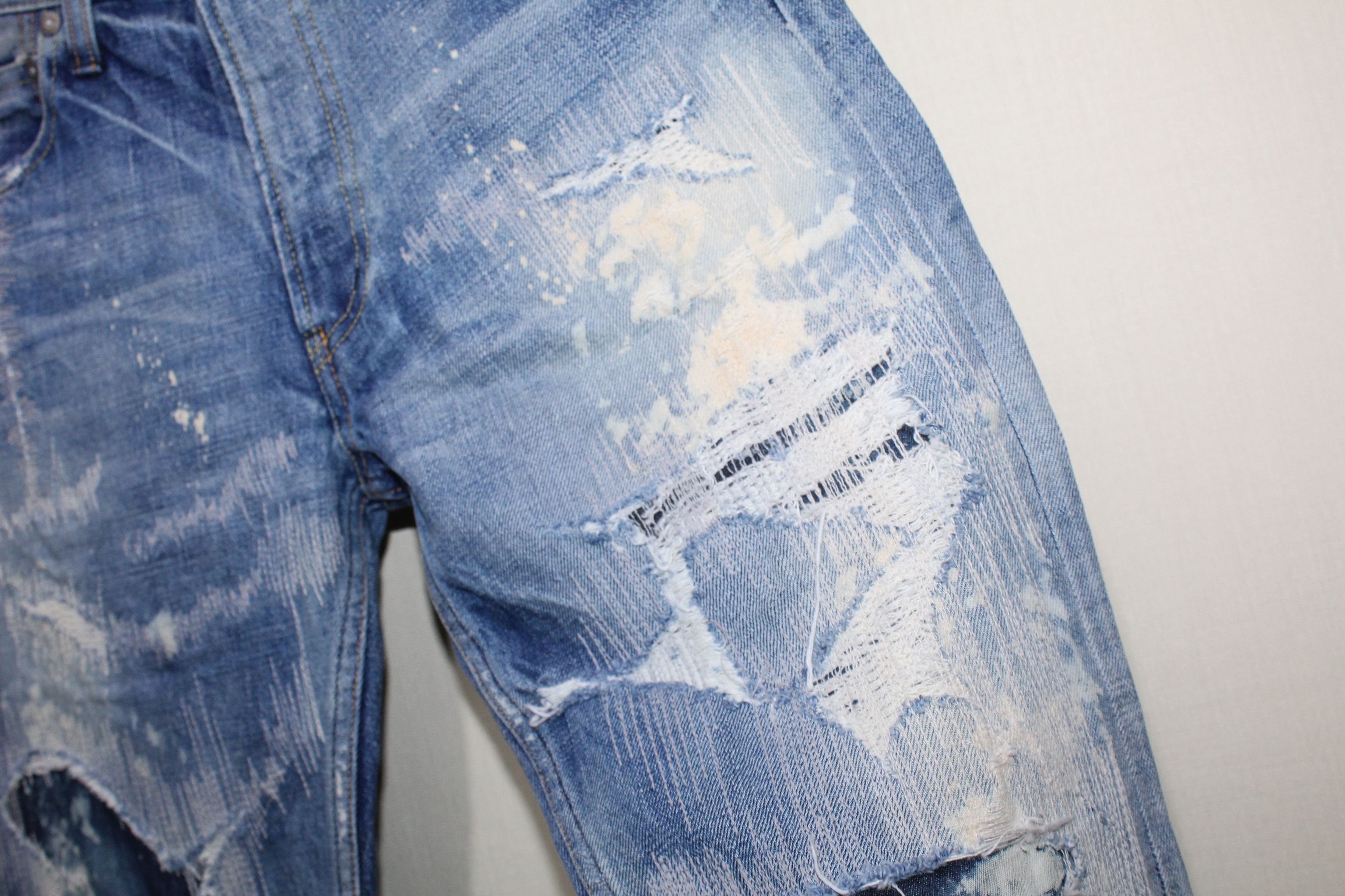 FDMTL distressed and patched FREE SHIPPING Size US 30 / EU 46 - 11 Thumbnail