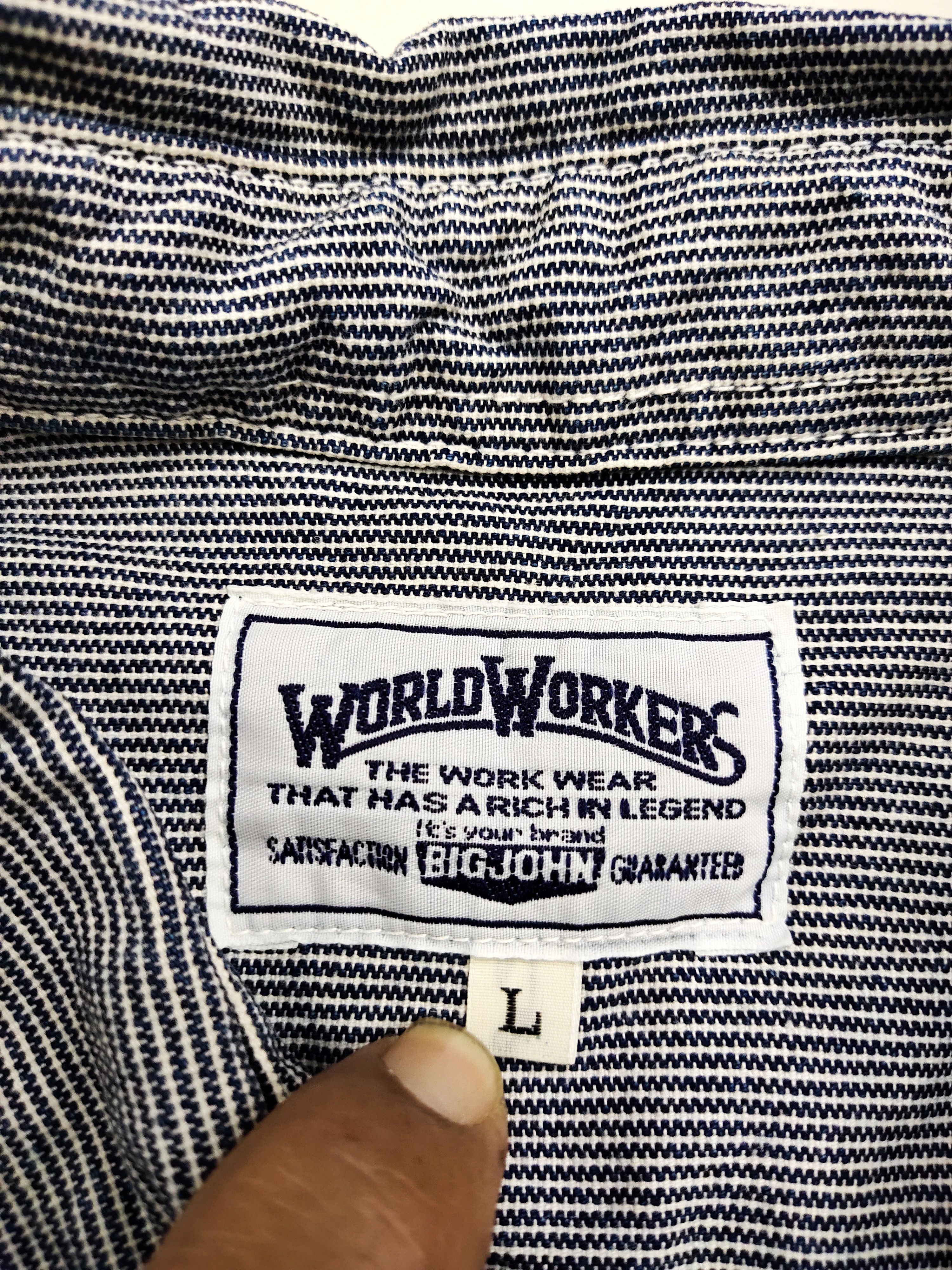 Big John Vintage Work Wear Big John Hickory Stripe Size US L / EU 52-54 / 3 - 5 Thumbnail
