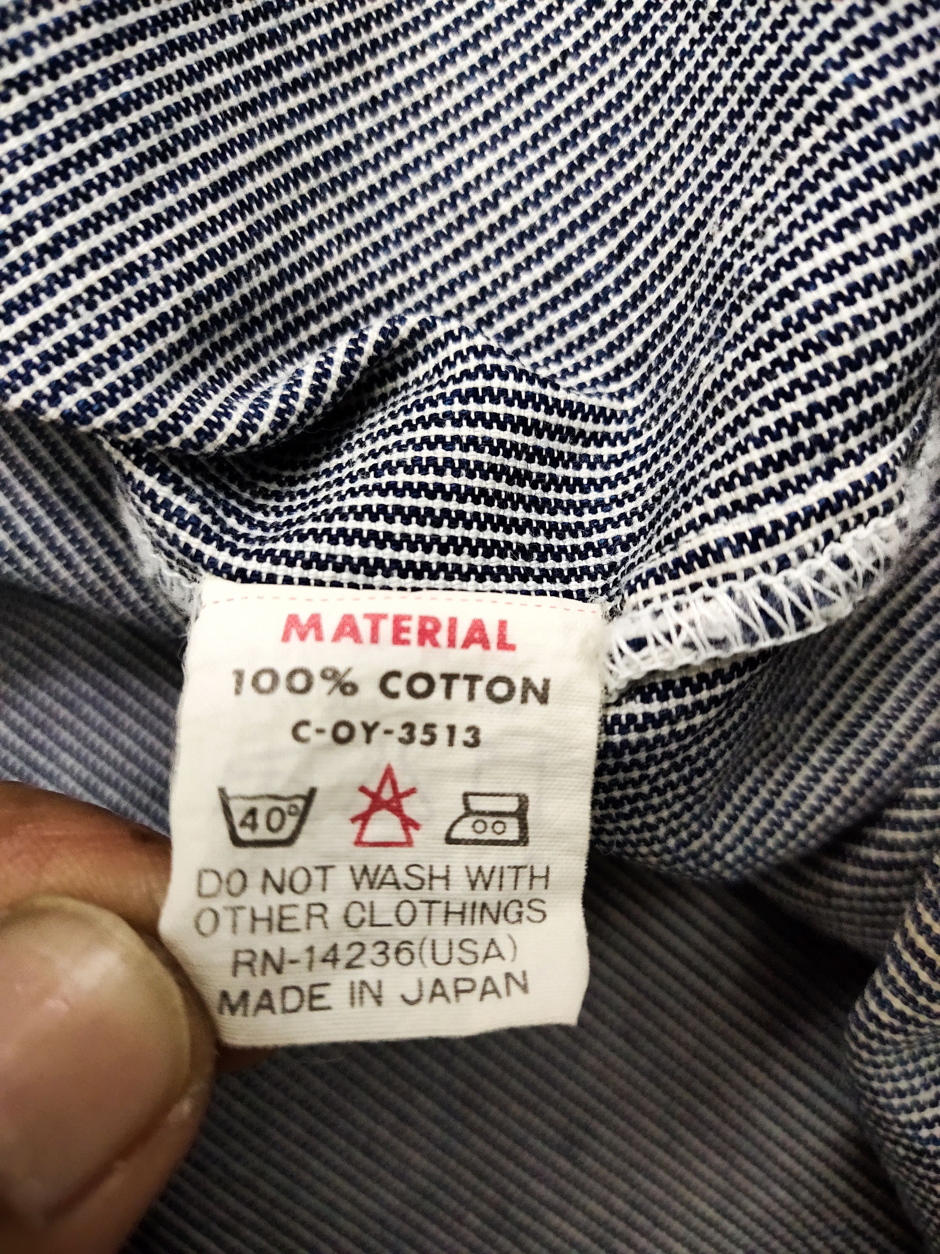 Big John Vintage Work Wear Big John Hickory Stripe Size US L / EU 52-54 / 3 - 7 Thumbnail
