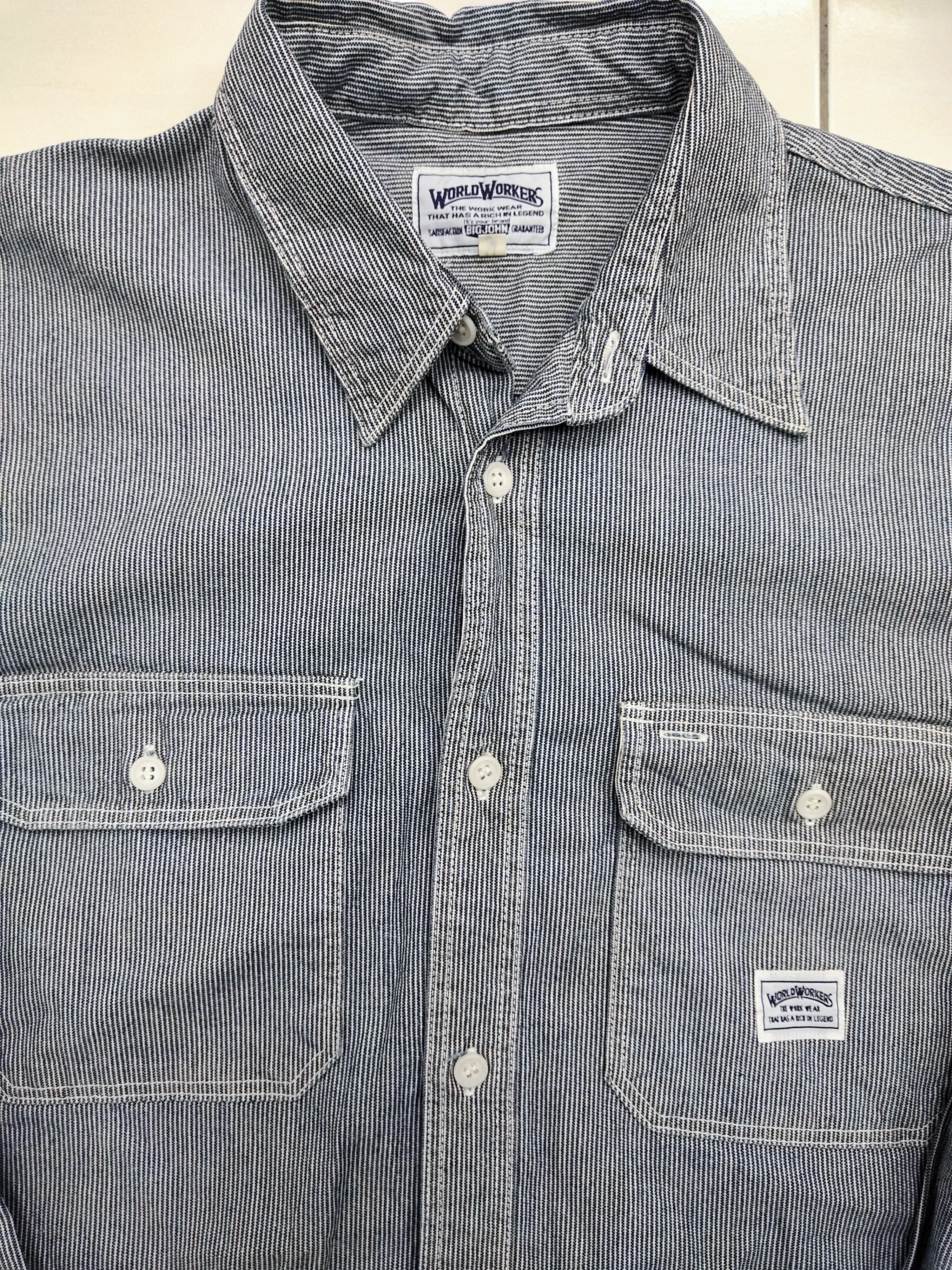 Big John Vintage Work Wear Big John Hickory Stripe Size US L / EU 52-54 / 3 - 2 Thumbnail