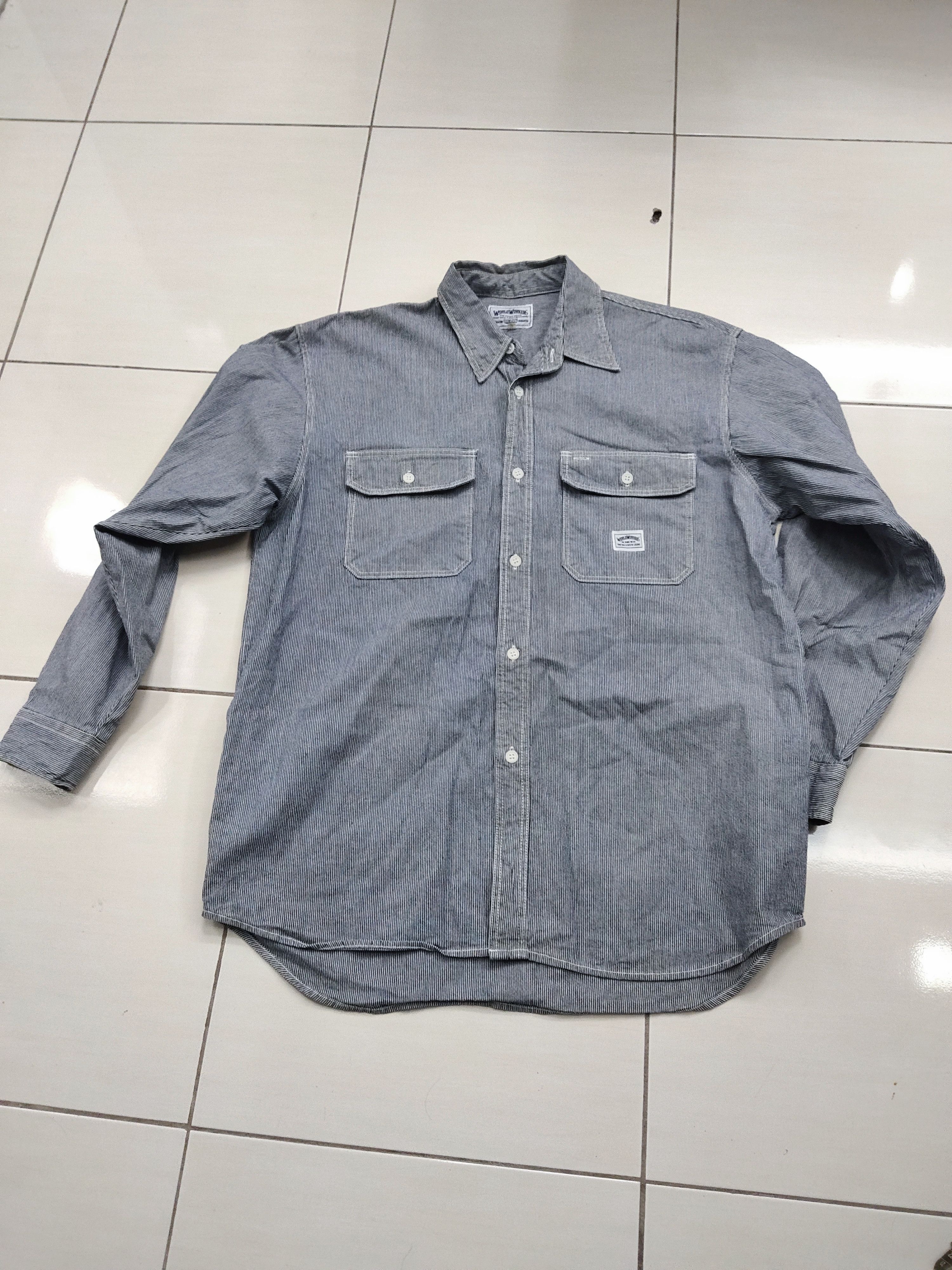 Big John Vintage Work Wear Big John Hickory Stripe Size US L / EU 52-54 / 3 - 1 Thumbnail