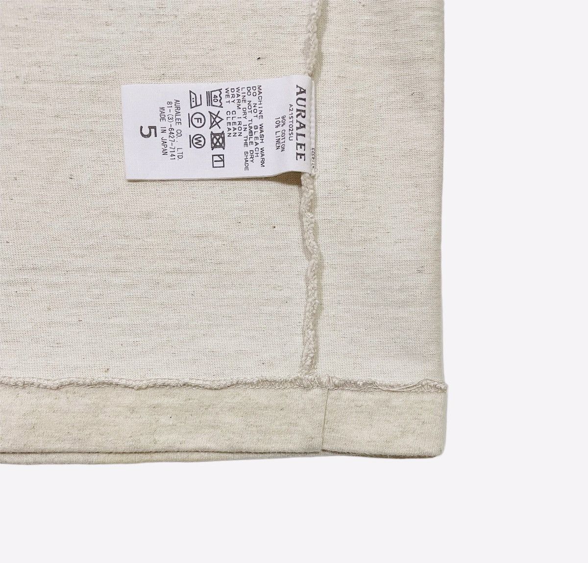 Auralee SS21 Stain Up Tee Size US XL / EU 56 / 4 - 6 Thumbnail