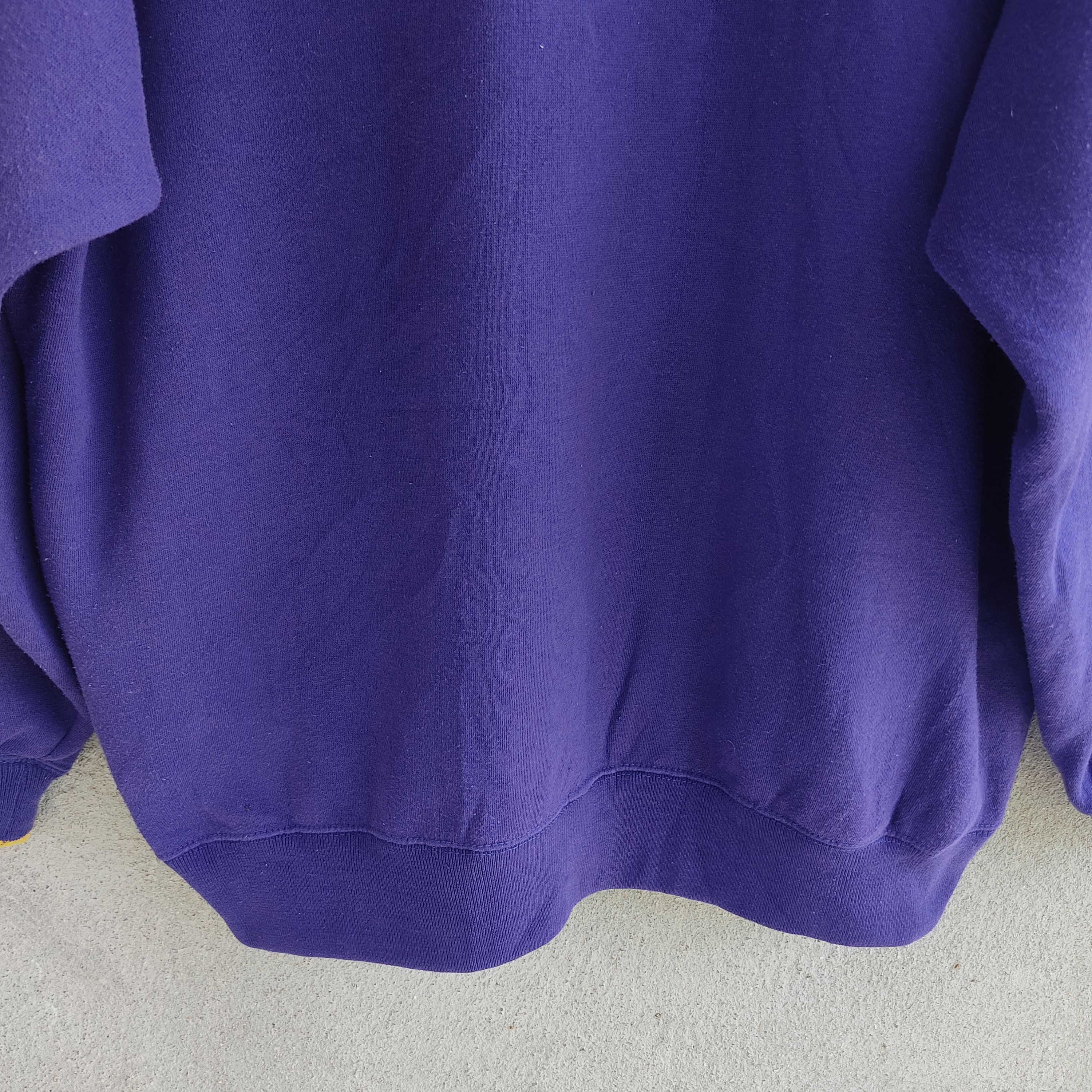Lee × NFL × Vintage Lee Sport Viking Nfl Big Logo Emberoided Purple Hoodie Size US L / EU 52-54 / 3 - 13 Thumbnail