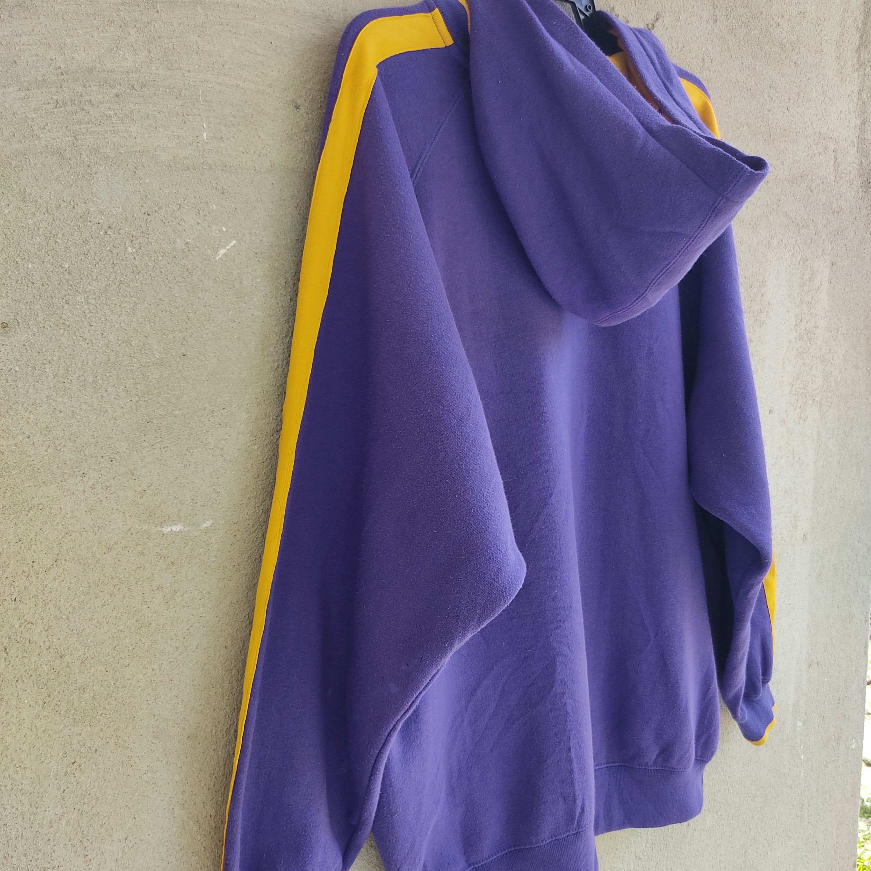 Lee × NFL × Vintage Lee Sport Viking Nfl Big Logo Emberoided Purple Hoodie Size US L / EU 52-54 / 3 - 16 Thumbnail