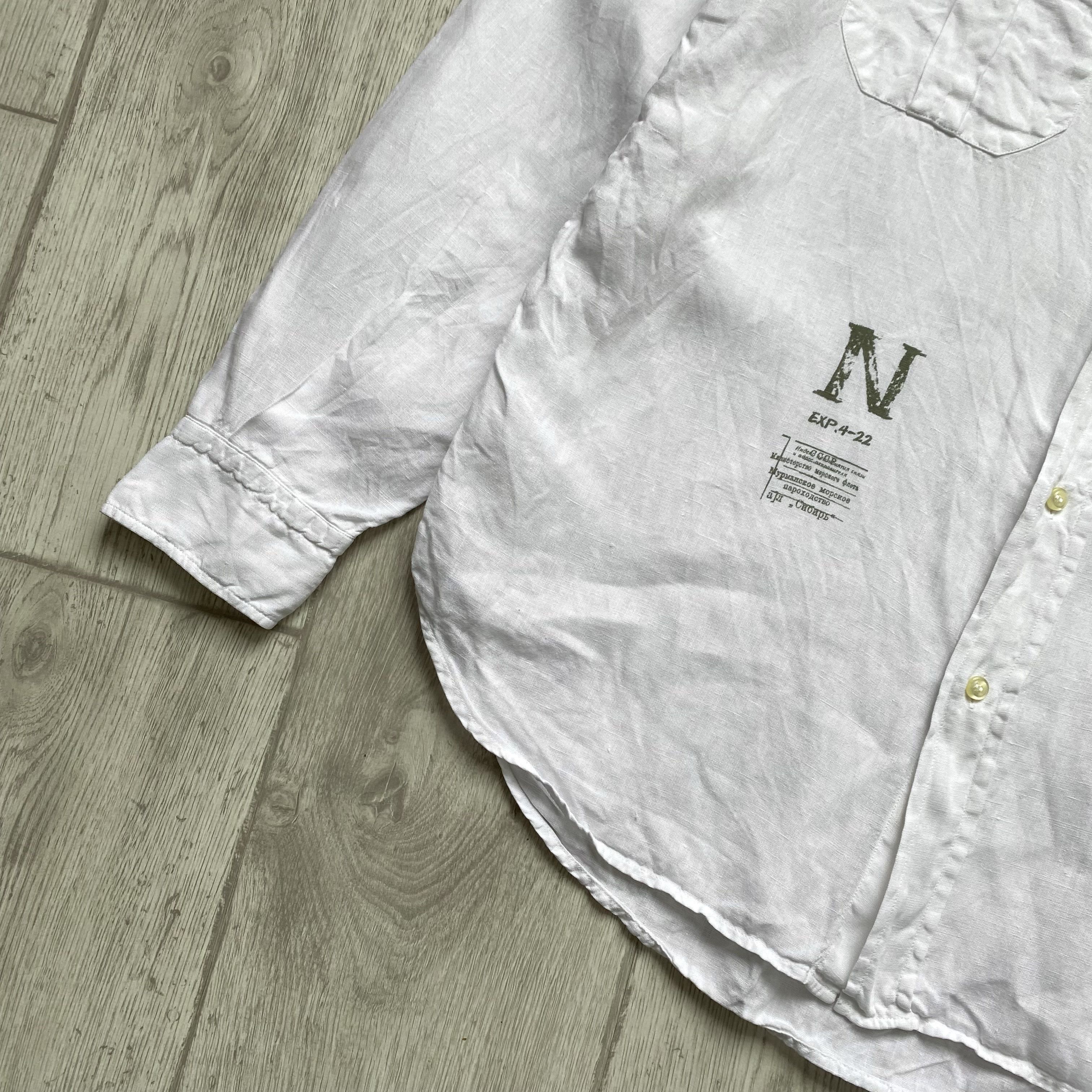 Napapijri 🔥 Oldmoney Napapijri linen Shirt Vintage 90s Size US L / EU 52-54 / 3 - 4 Thumbnail
