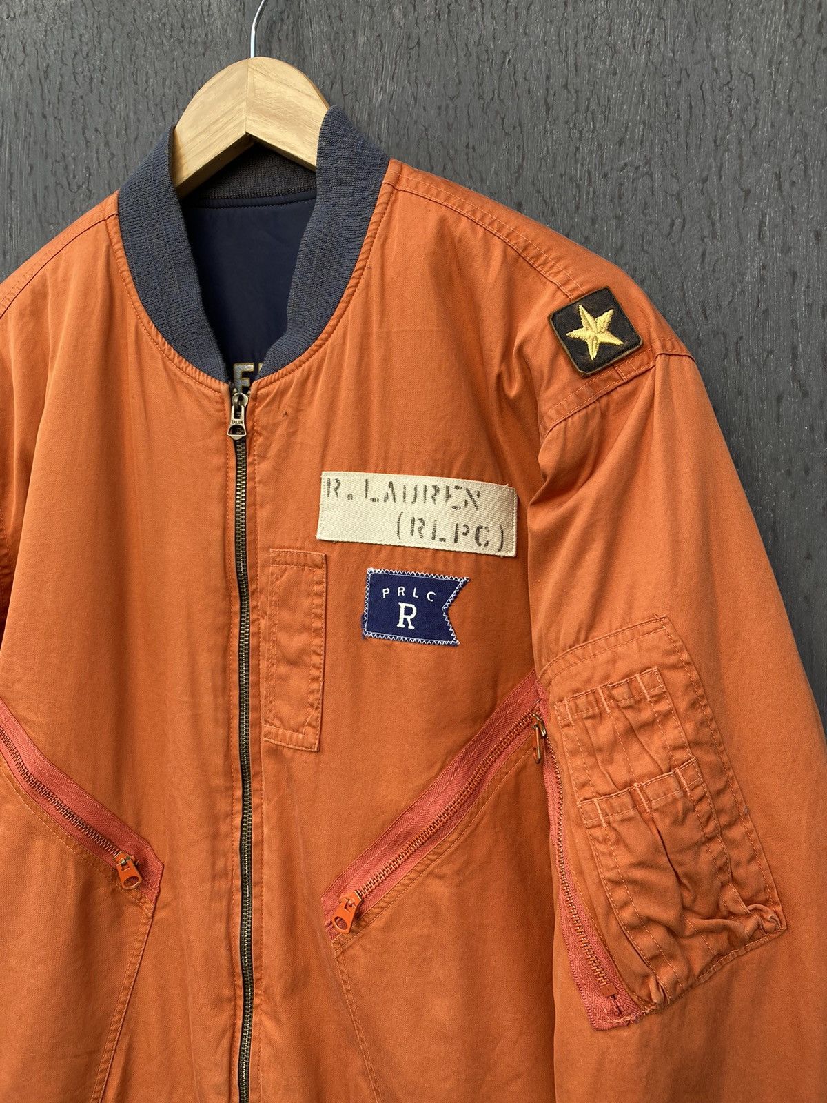 Polo Ralph Lauren Polo Ralph Lauren Japan reverisible bomber jacket size L Size US L / EU 52-54 / 3 - 10 Thumbnail