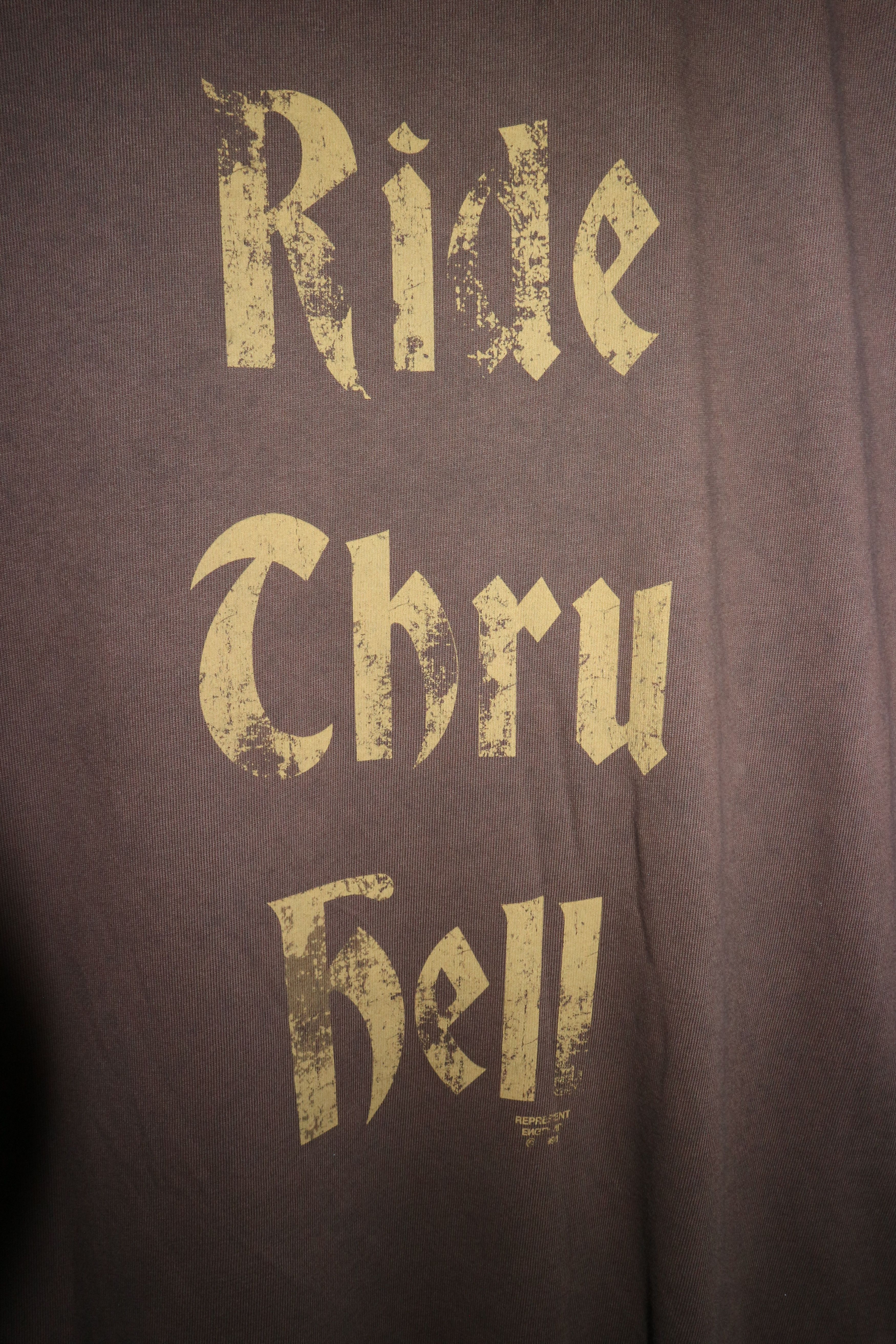 Represent Clo. Oversized Ride thru hell t-sirt Size US M / EU 48-50 / 2 - 3 Thumbnail