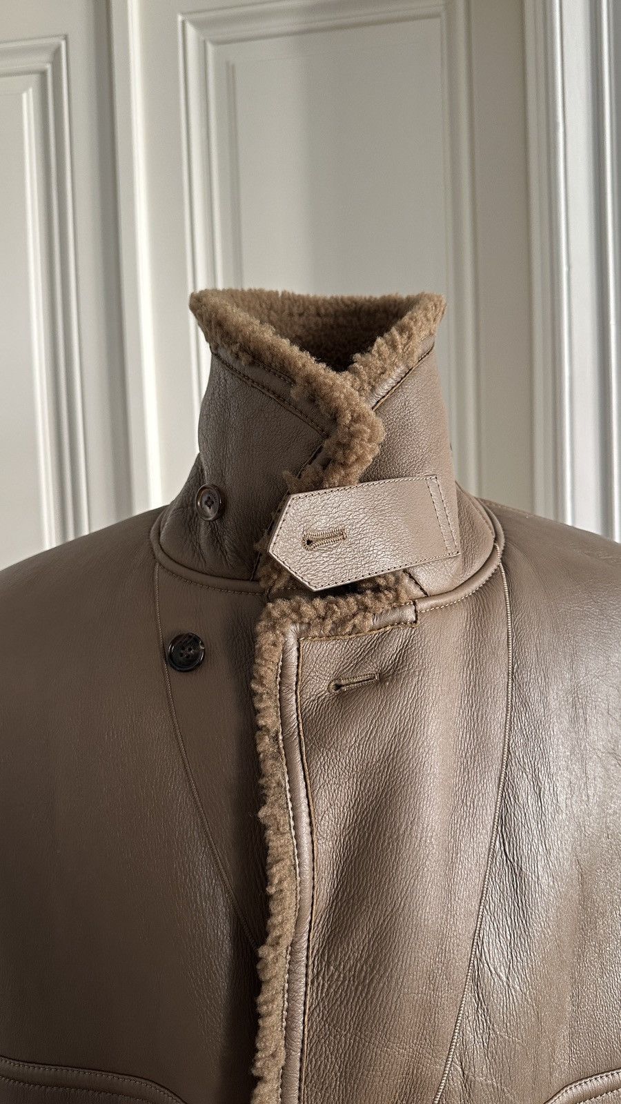 Berluti FW18 Runway Collection Toffee Shearling Coat Size US L / EU 52-54 / 3 - 7 Thumbnail
