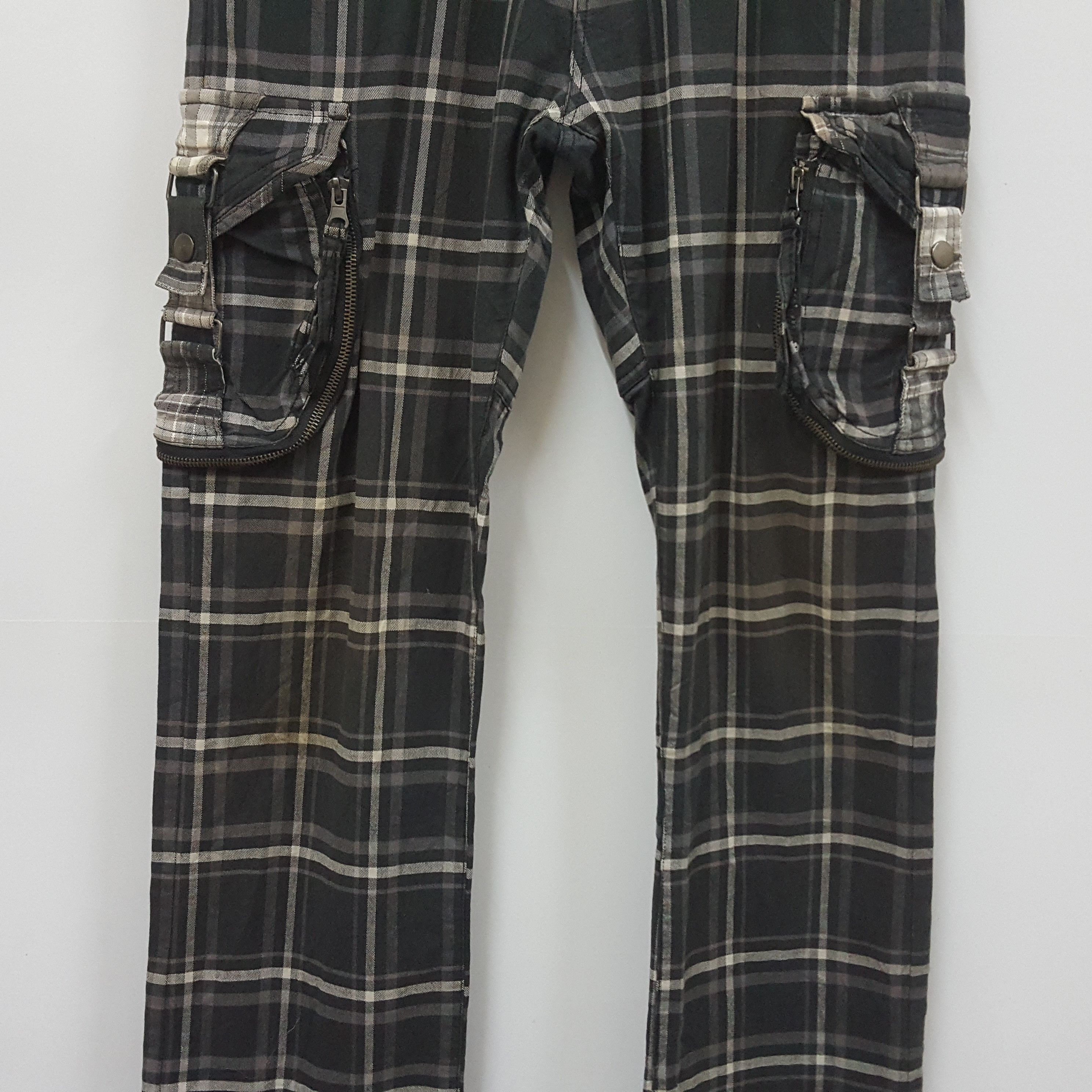 Japanese Brand × Vintage Vintage Japanese brand nova check design trousers pants Size US 31 - 4 Thumbnail