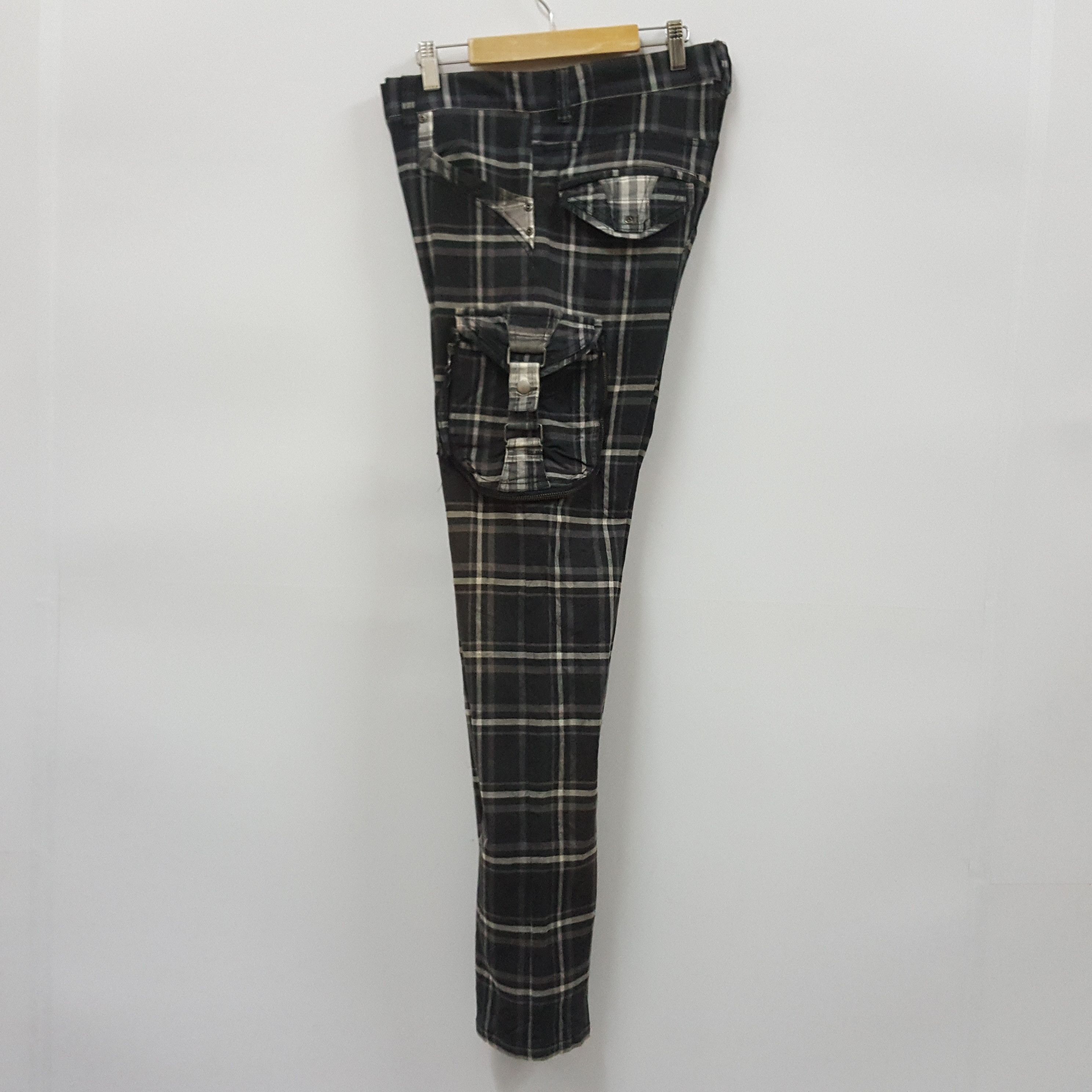 Japanese Brand × Vintage Vintage Japanese brand nova check design trousers pants Size US 31 - 8 Thumbnail