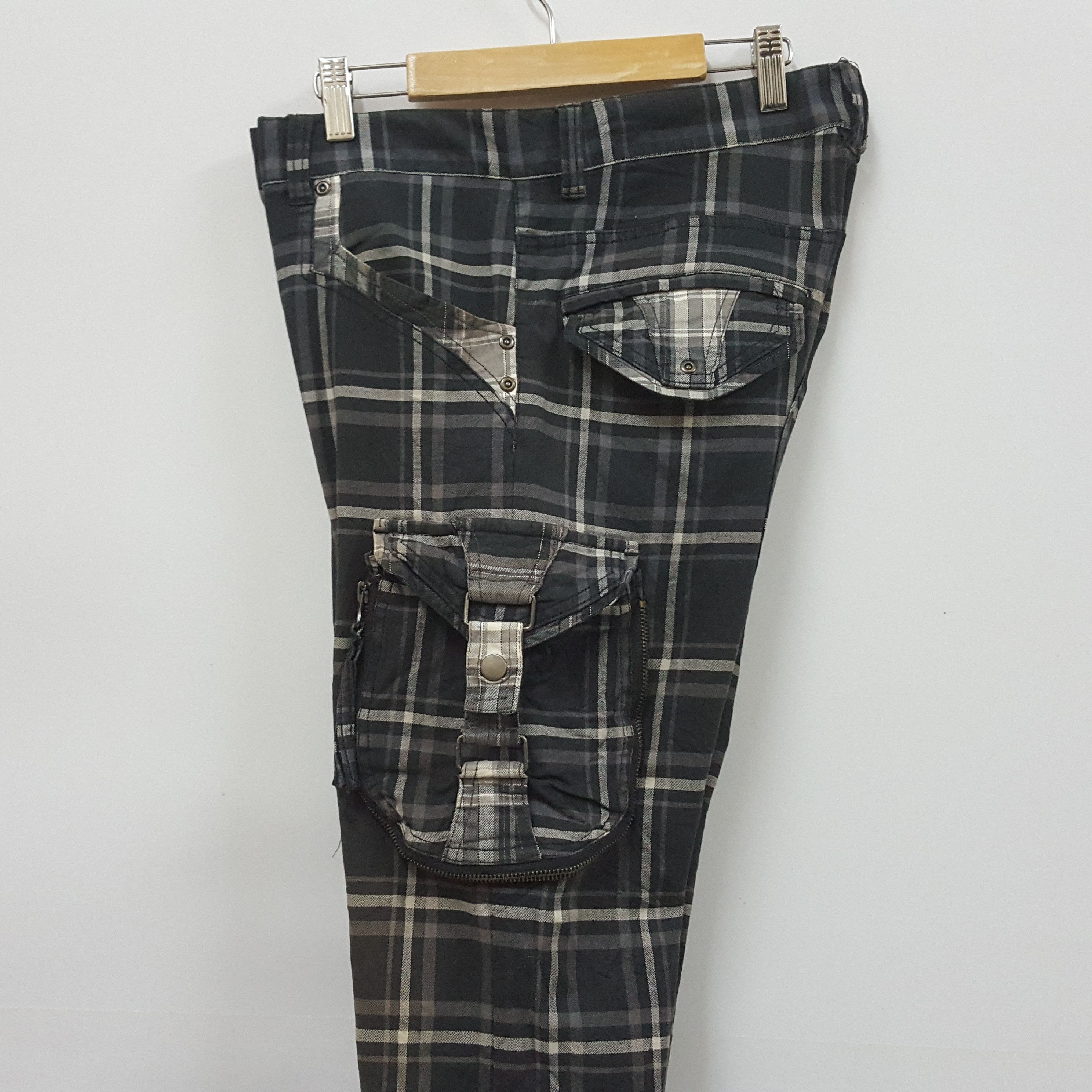 Japanese Brand × Vintage Vintage Japanese brand nova check design trousers pants Size US 31 - 9 Thumbnail