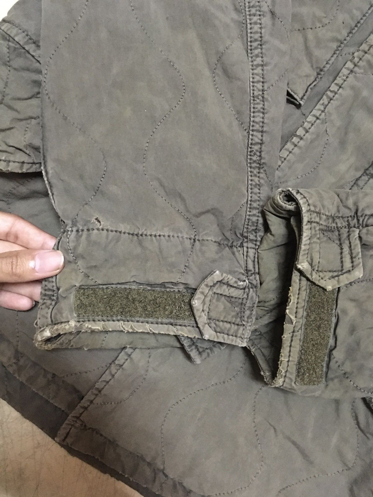 Other Manhattan Distressed Olive Green Army Parka Jacket Size US M / EU 48-50 / 2 - 11 Thumbnail
