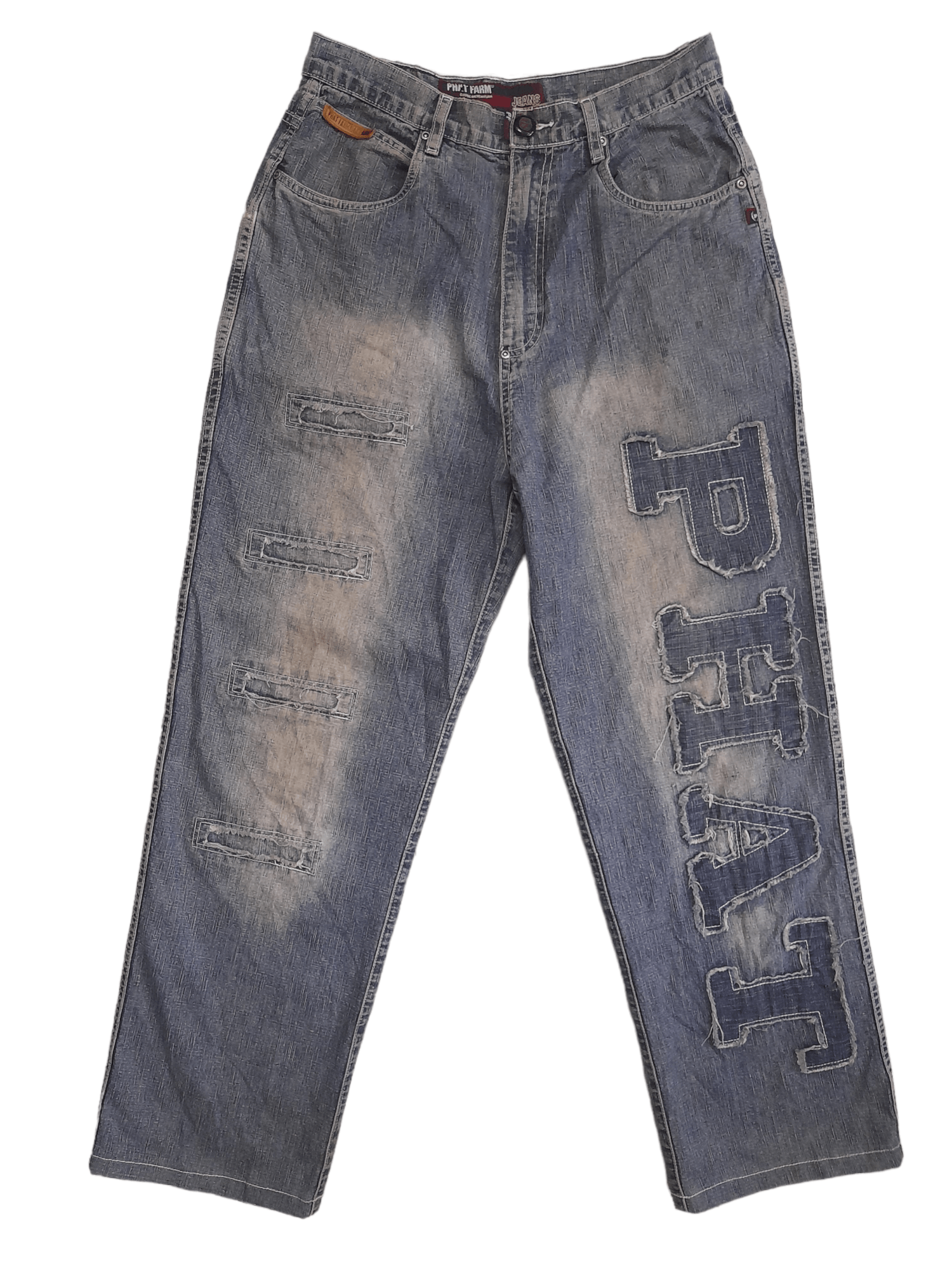 image of 90's Phat Farm Denim (E426) in Blue, Men's (Size 28)