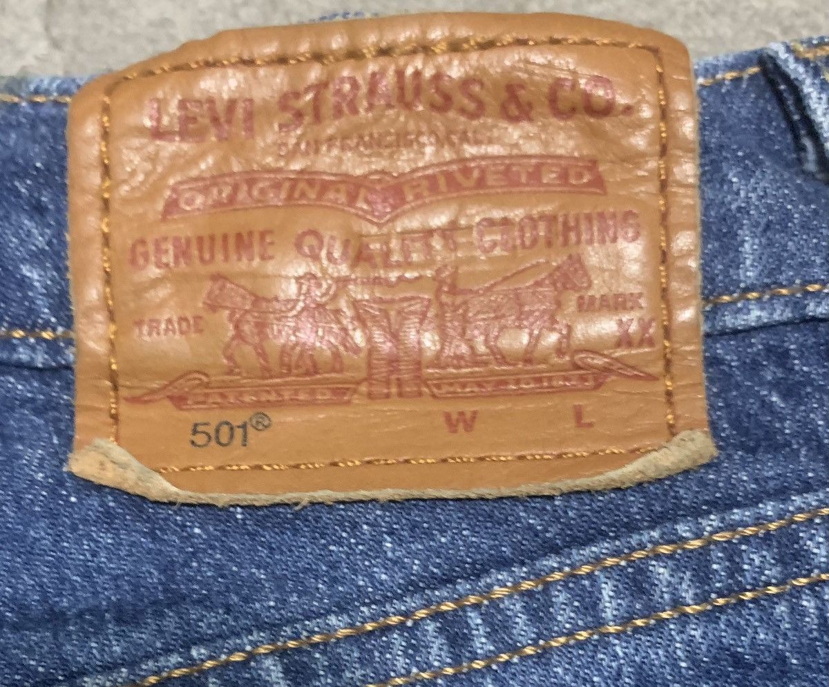 Levi's Vintage Levis 501 Big E Blue Jeans Size 25 Size US 26 / EU 42 - 6 Thumbnail