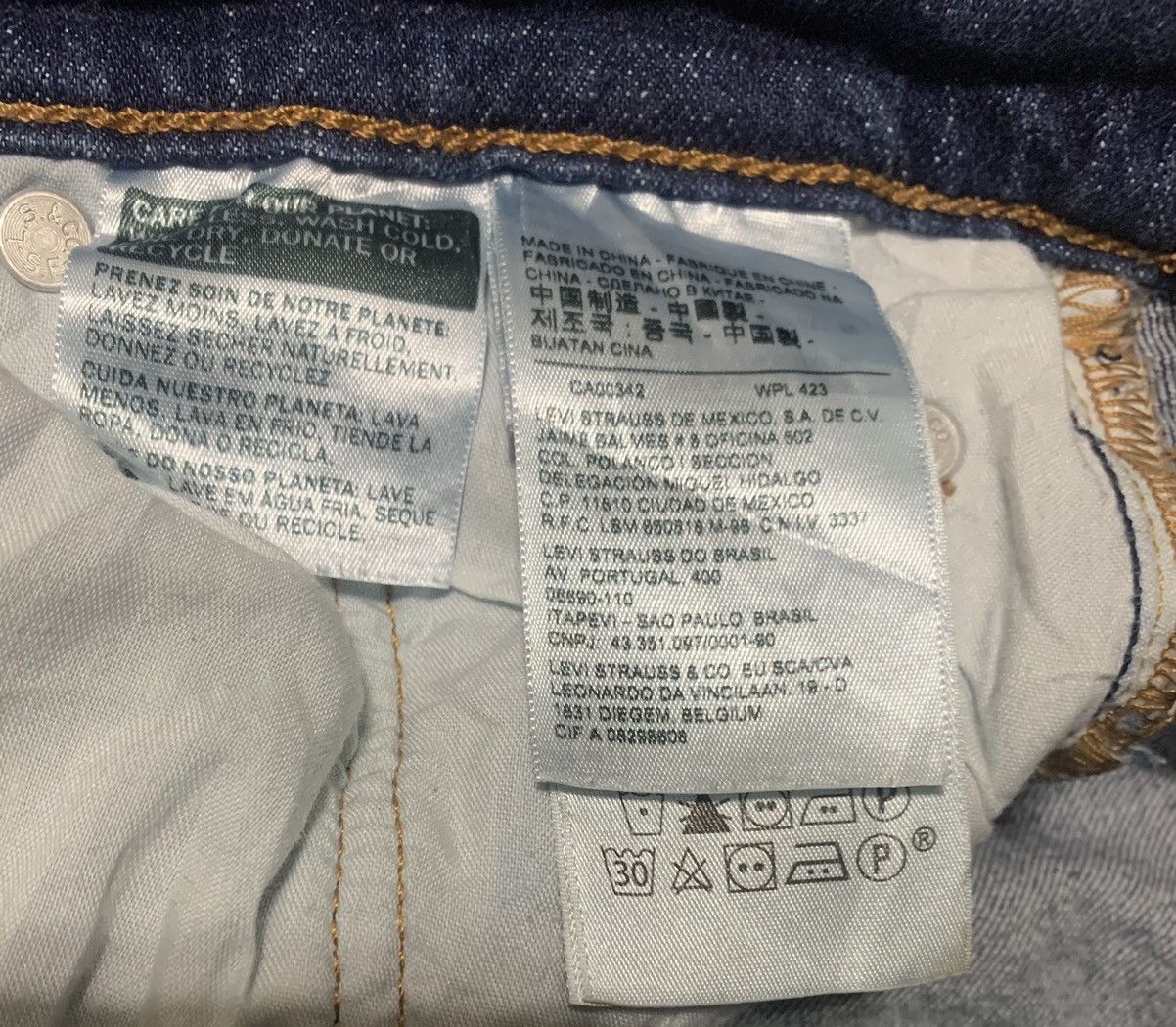 Levi's Vintage Levis 501 Big E Blue Jeans Size 25 Size US 26 / EU 42 - 10 Thumbnail
