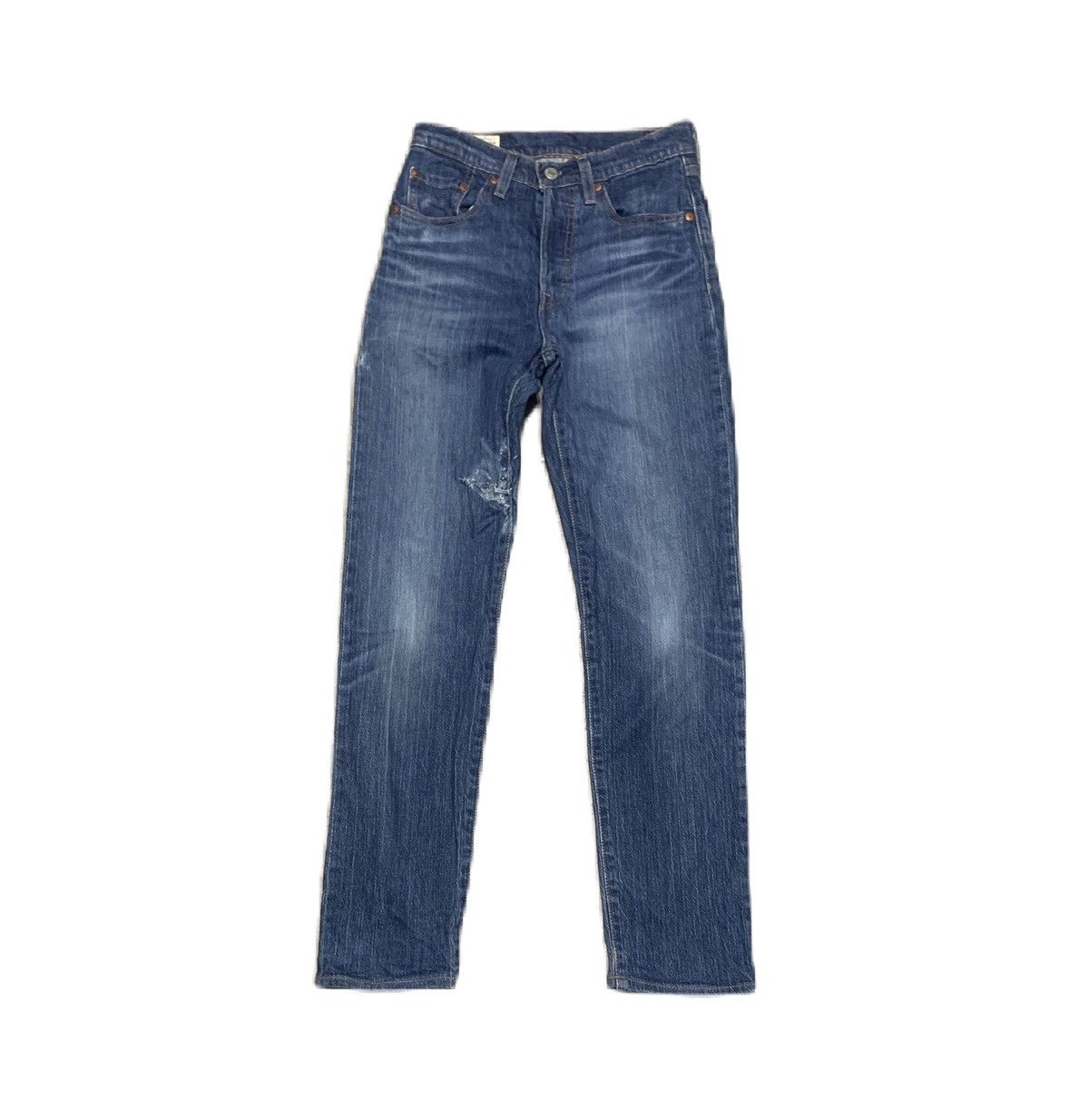 image of Levis 501 Big E Blue Jeans Size 25 in Blue Denim, Men's