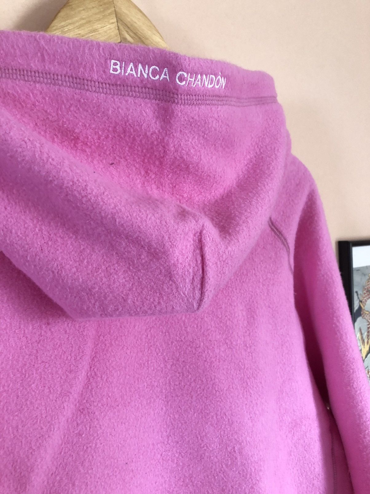 BIANCA CHANDON Bianca Chandon Reverse Fleece pink signature skate hoodie Size US M / EU 48-50 / 2 - 1 Thumbnail