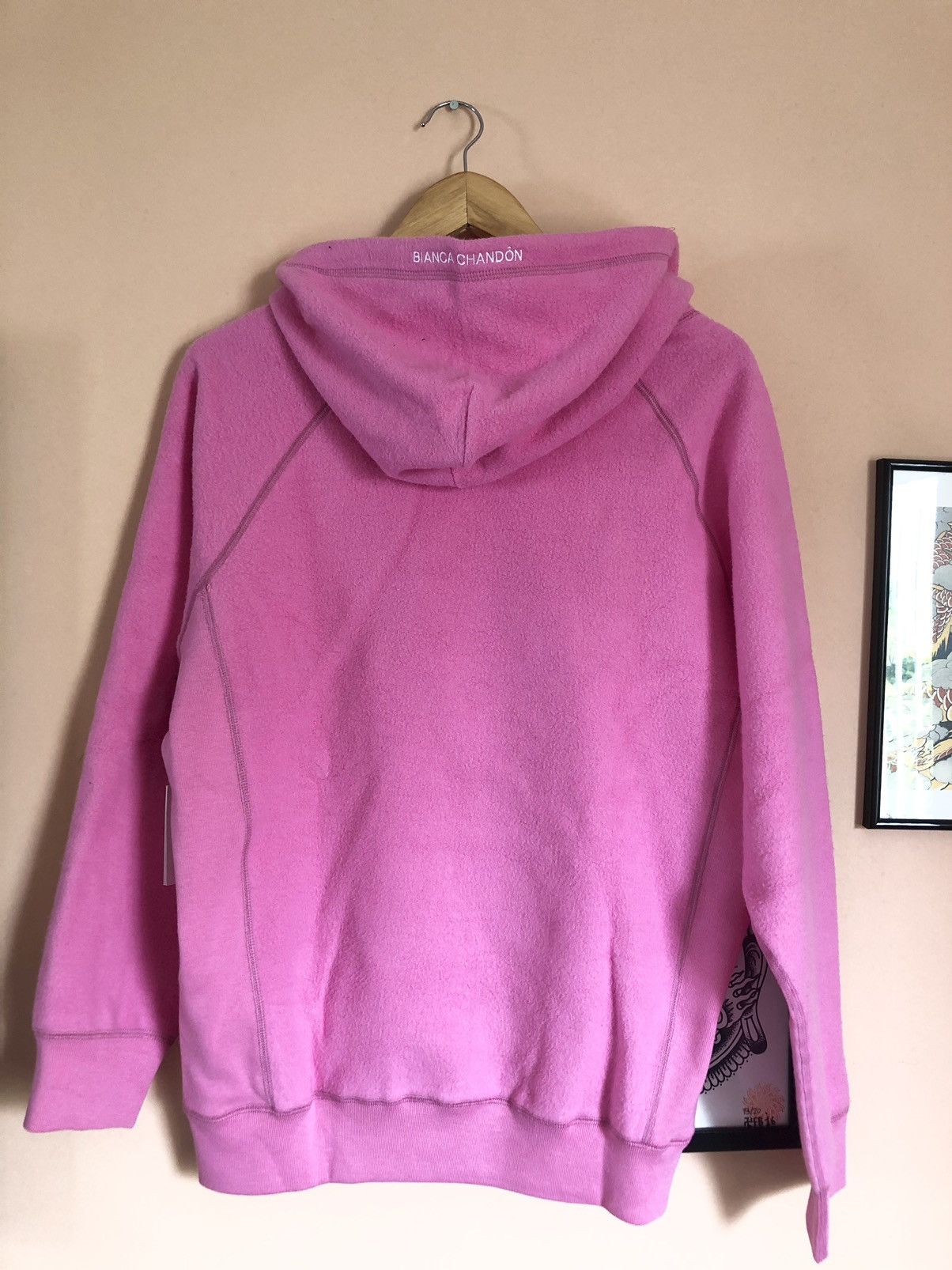 BIANCA CHANDON Bianca Chandon Reverse Fleece pink signature skate hoodie Size US M / EU 48-50 / 2 - 3 Thumbnail
