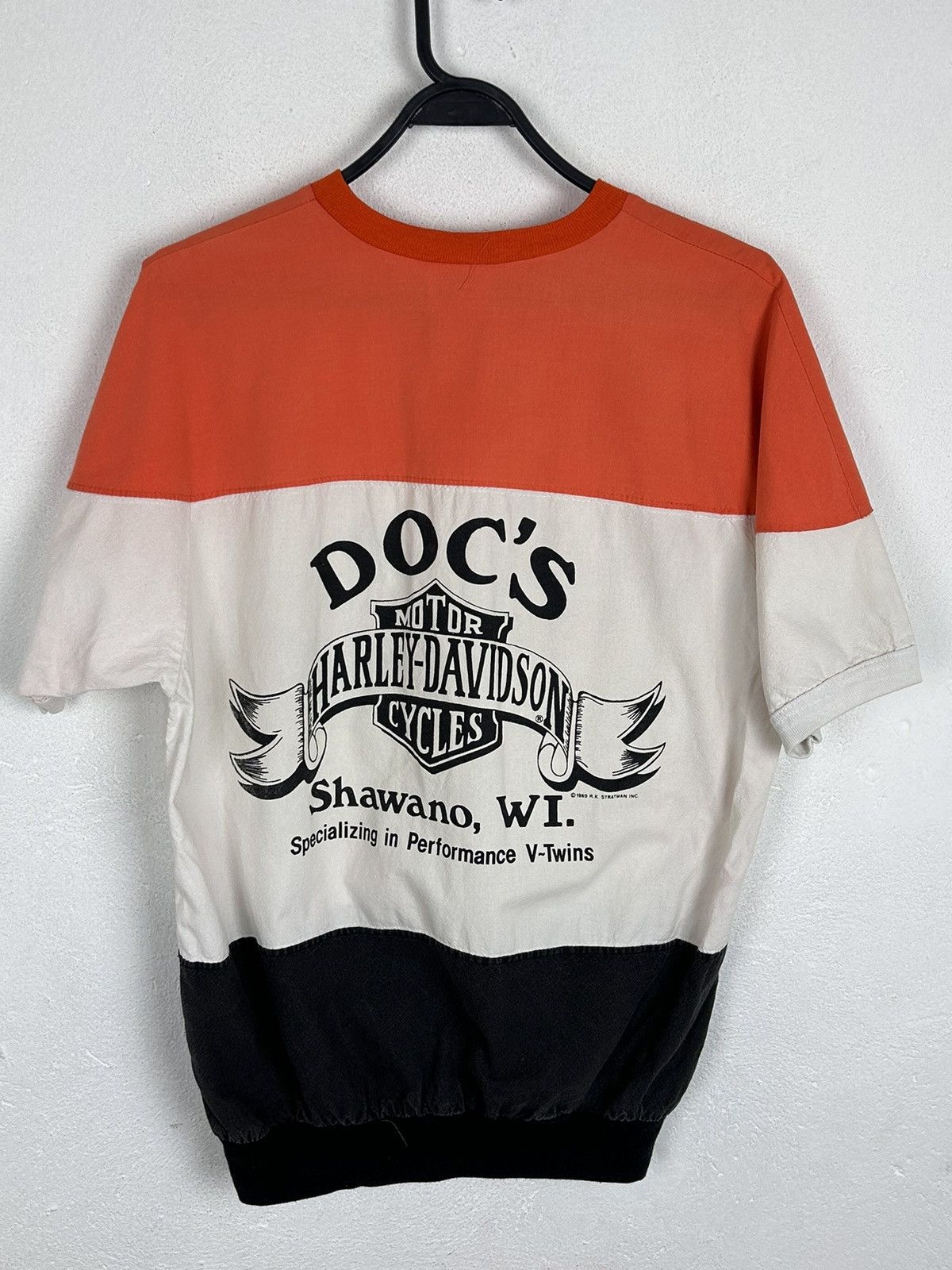 Harley Davidson 80s Vintage Harley Davidson 1988 Doc's Shawano WI Shirt Size US S / EU 44-46 / 1 - 2 Thumbnail