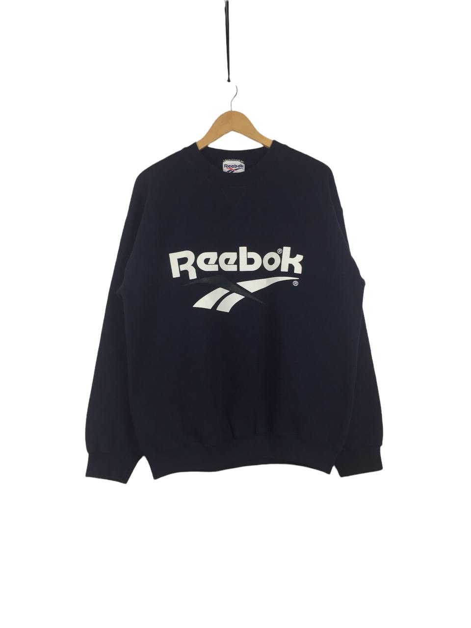 Reebok Vintage Reebok Big Logo Sportswear Sweatshirt Size US L / EU 52-54 / 3 - 1 Thumbnail