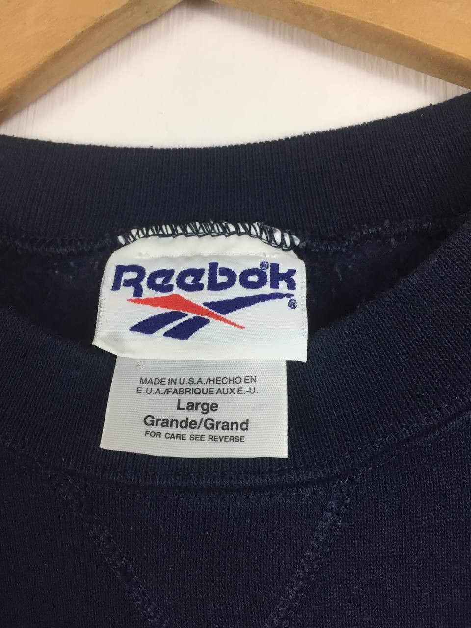 Reebok Vintage Reebok Big Logo Sportswear Sweatshirt Size US L / EU 52-54 / 3 - 4 Thumbnail