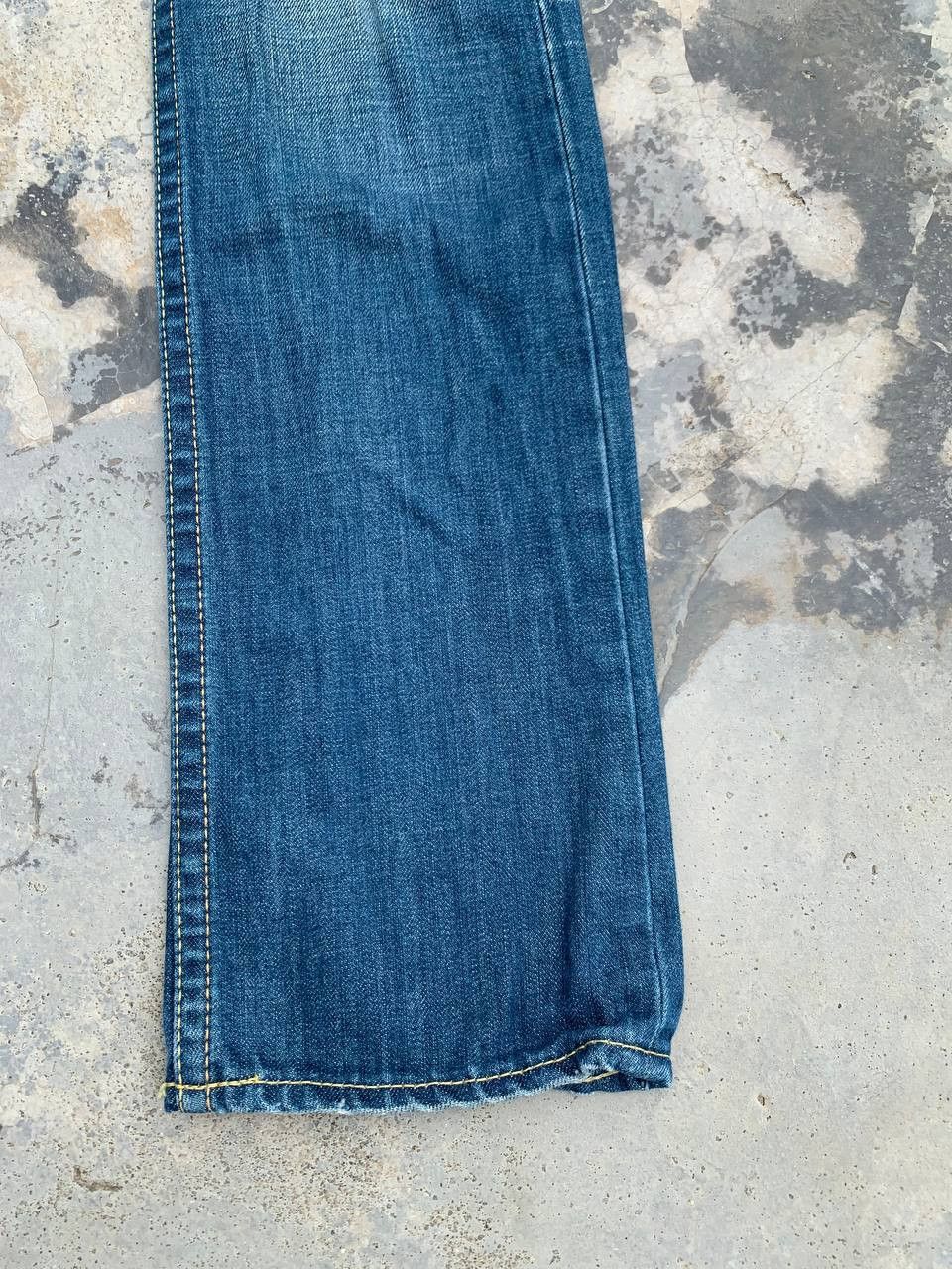 Japanese Brand Vintage SLY Low Waist Distressed Goth Denim Jeans Size US 28 / EU 44 - 5 Thumbnail