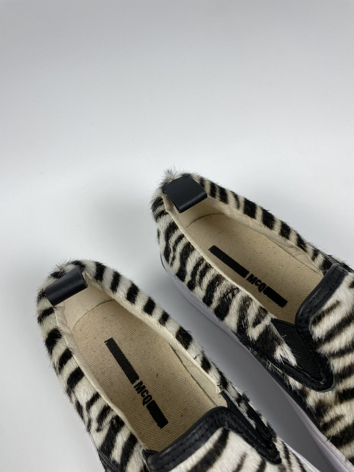Alexander McQueen × MCQ Alexander McQueen MCQ Platform Sneakers zebra pony hair Size US 8 / IT 38 - 9 Thumbnail