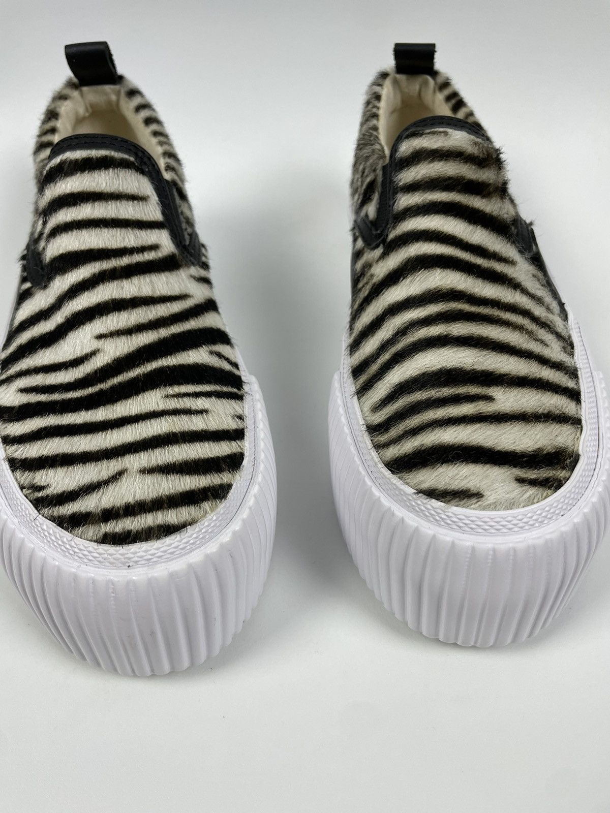 Alexander McQueen × MCQ Alexander McQueen MCQ Platform Sneakers zebra pony hair Size US 8 / IT 38 - 5 Thumbnail