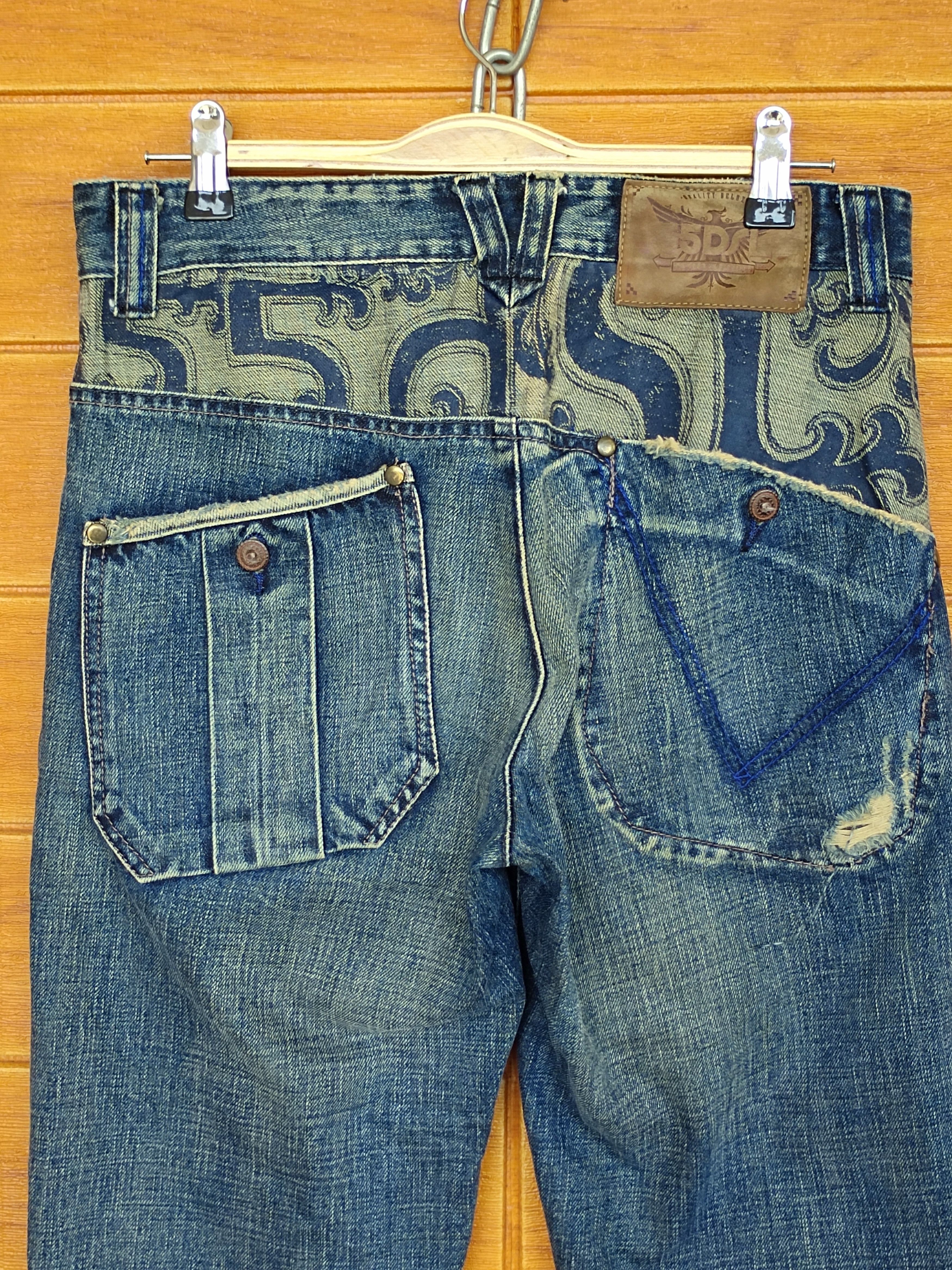 Le Grande Bleu (L.G.B.) Flare Jeans 55DSL Curve Leg Denim Jeans Boot cut Size US 29 - 2 Thumbnail