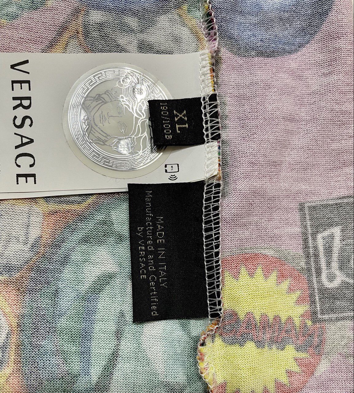 Versace FW19 Diamond Printed Tee Size US XL / EU 56 / 4 - 8 Thumbnail