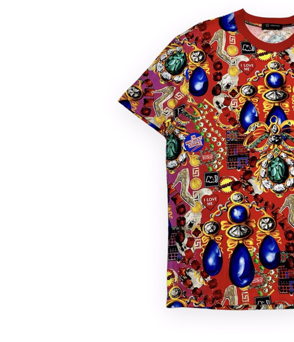 Versace FW19 Diamond Printed Tee Size US XL / EU 56 / 4 - 4 Thumbnail