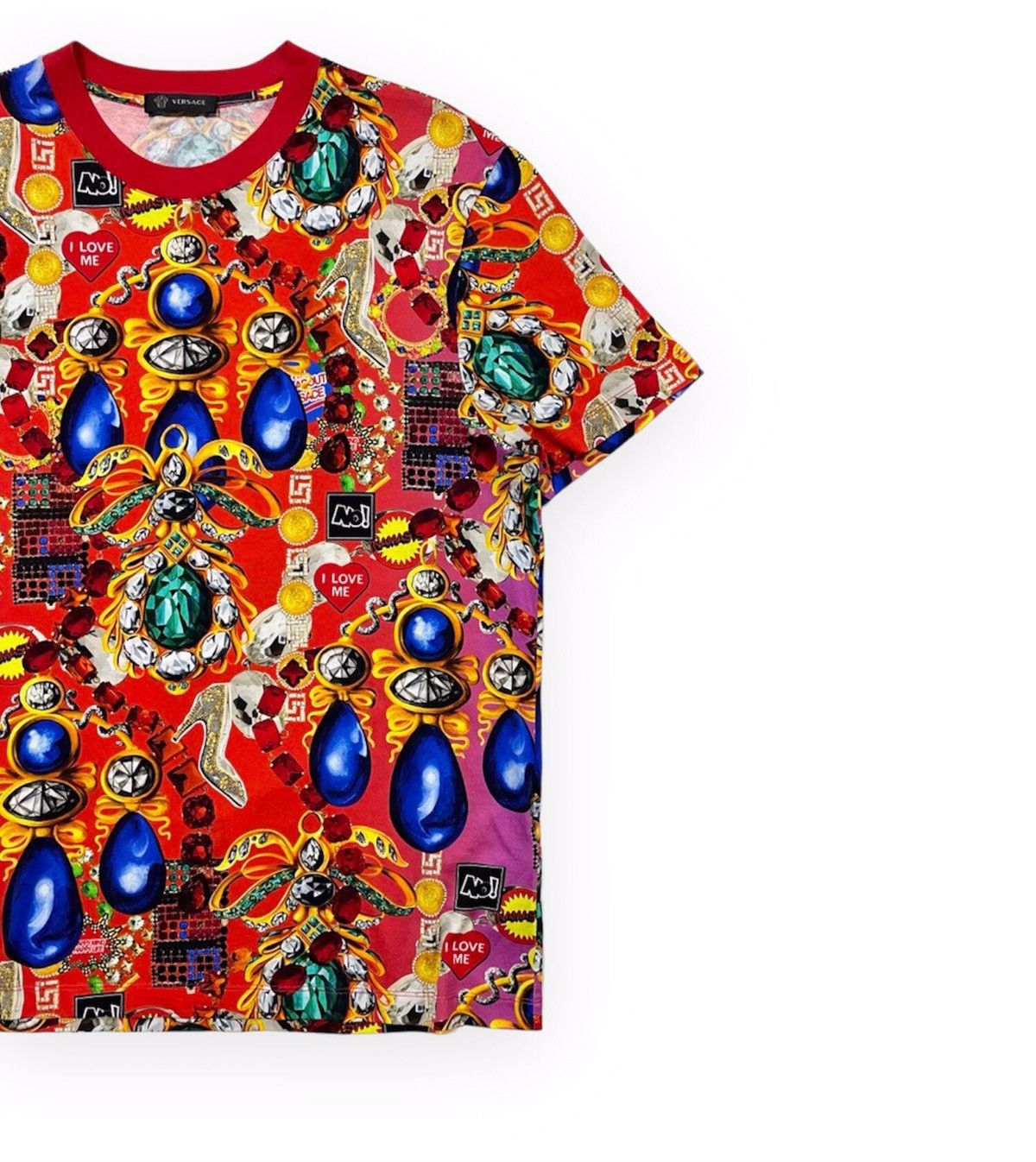 Versace FW19 Diamond Printed Tee Size US XL / EU 56 / 4 - 5 Thumbnail