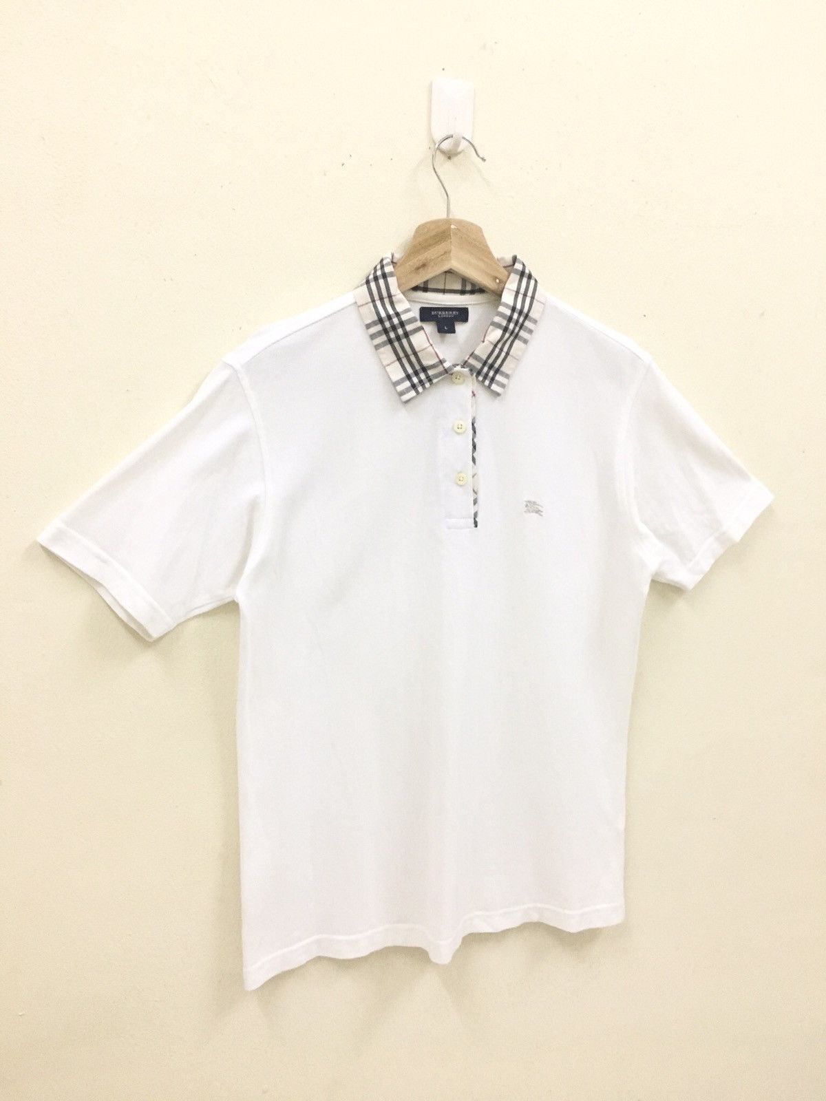 Burberry Burberry Novacheck Polo Size US L / EU 52-54 / 3 - 2 Thumbnail