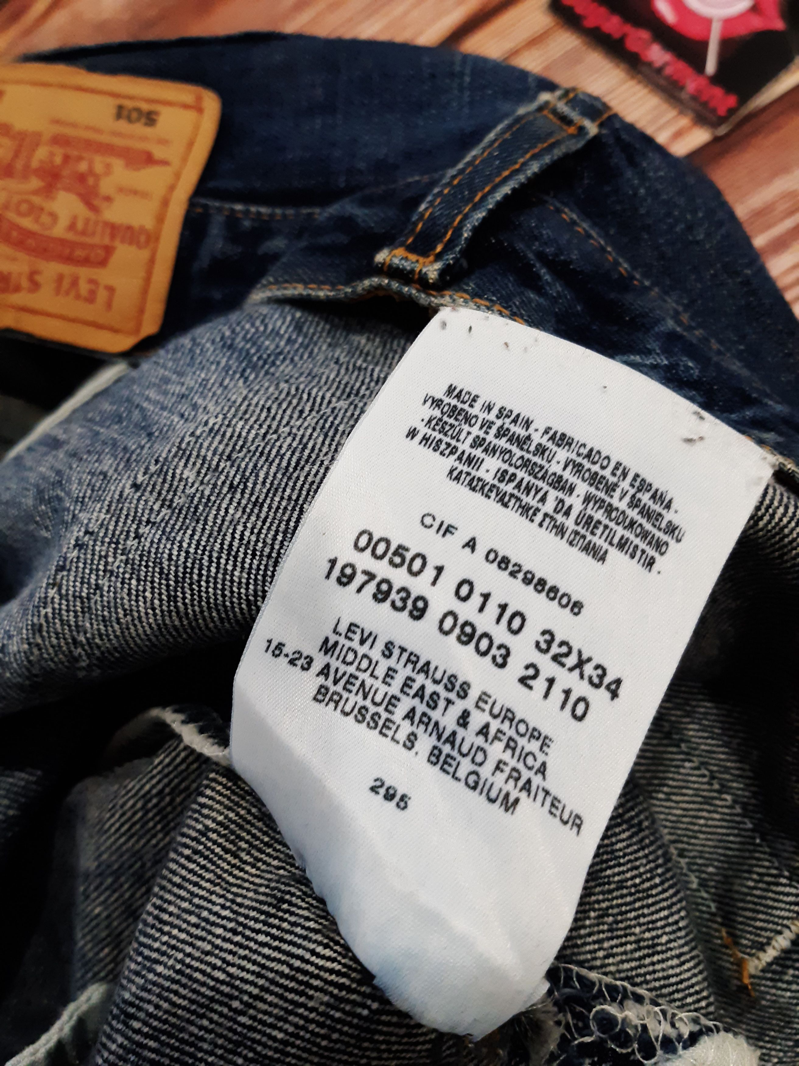 Levi's Levis 501 Vintage Rare Iconic Jeans Size US 32 / EU 48 - 6 Thumbnail