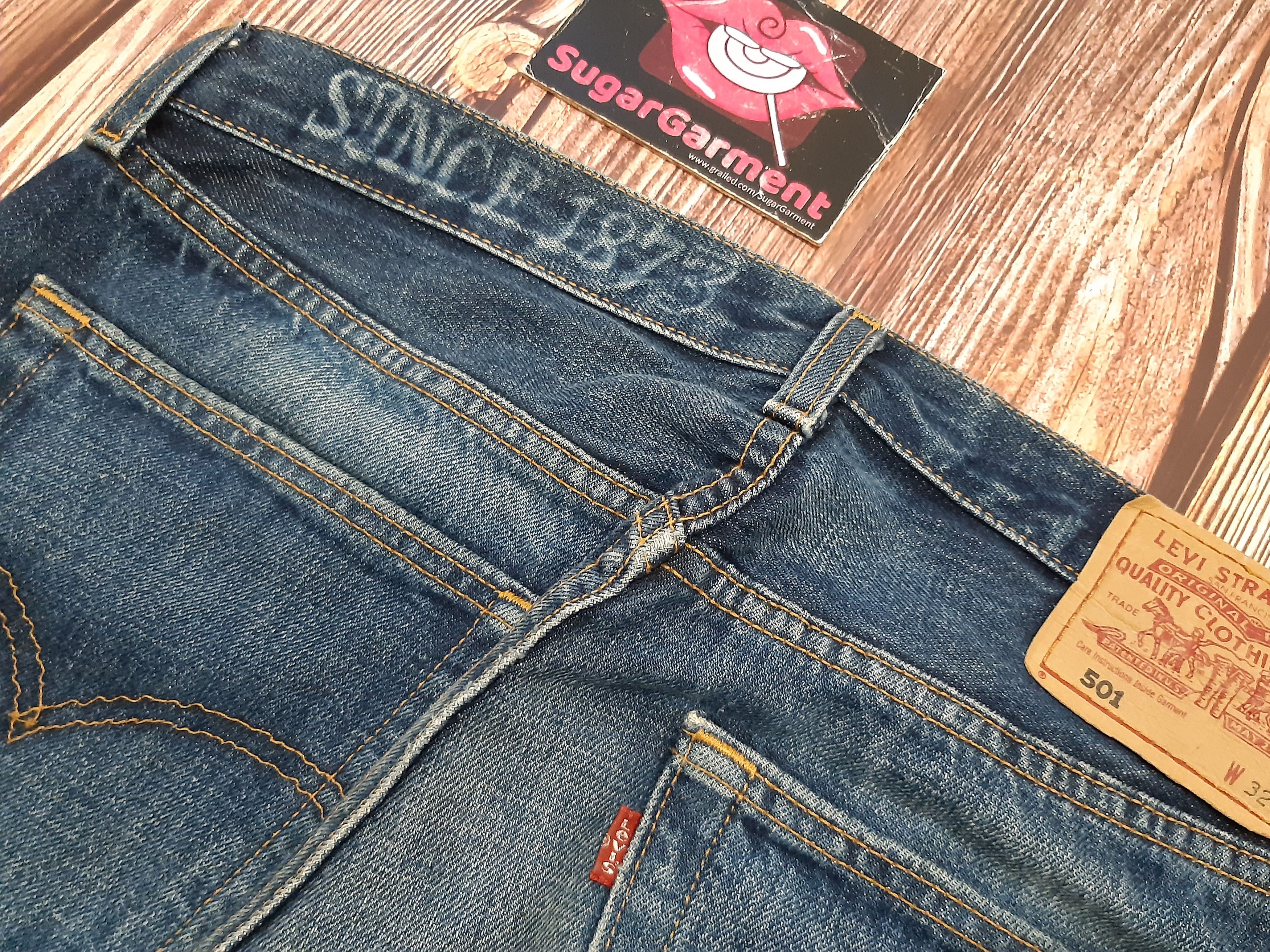 Levi's Levis 501 Vintage Rare Iconic Jeans Size US 32 / EU 48 - 11 Thumbnail