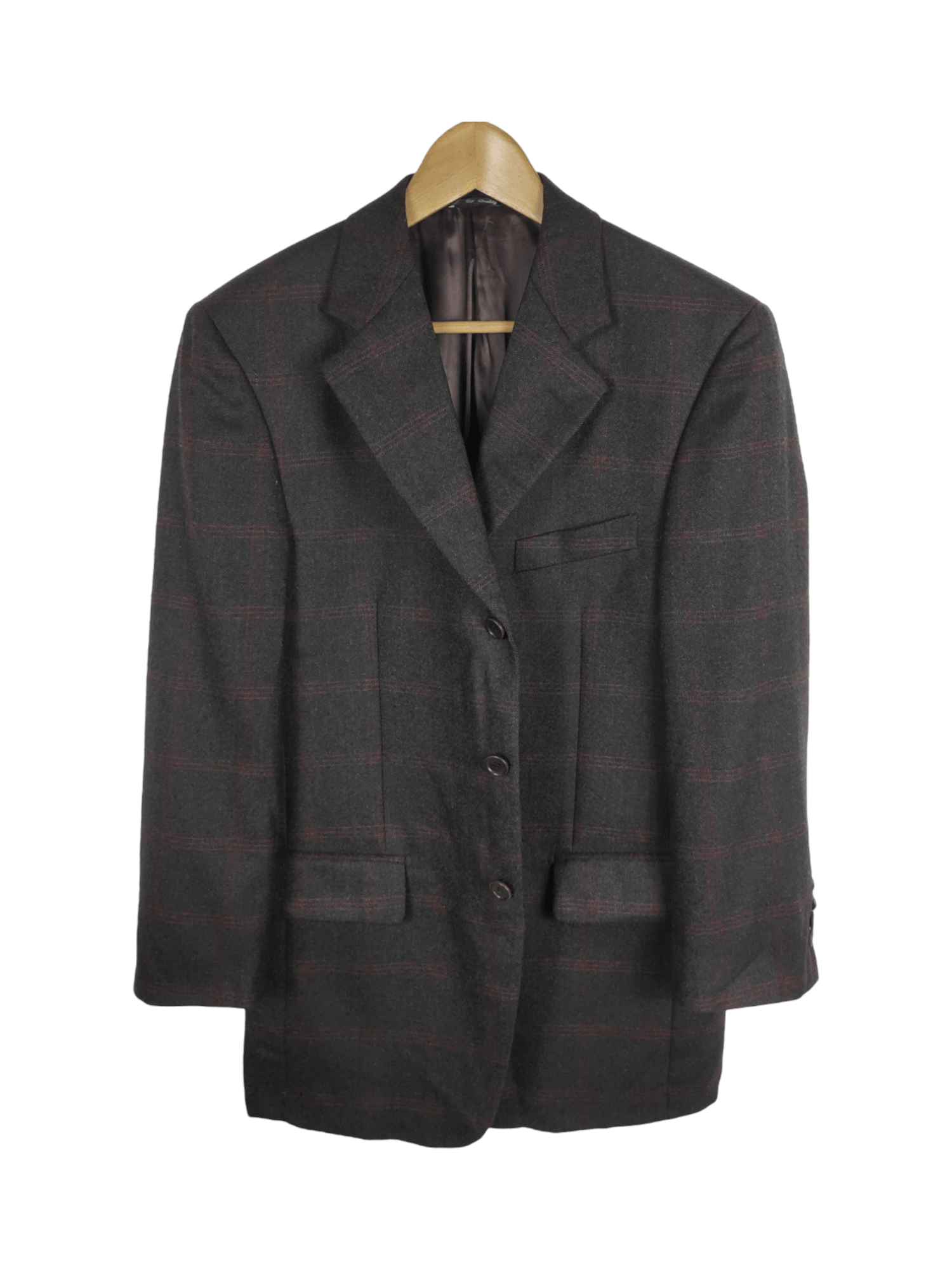Longchamp Vintage Ormezzano Longchamp Virgin Wool Designer Coat Size 48R - 1 Thumbnail